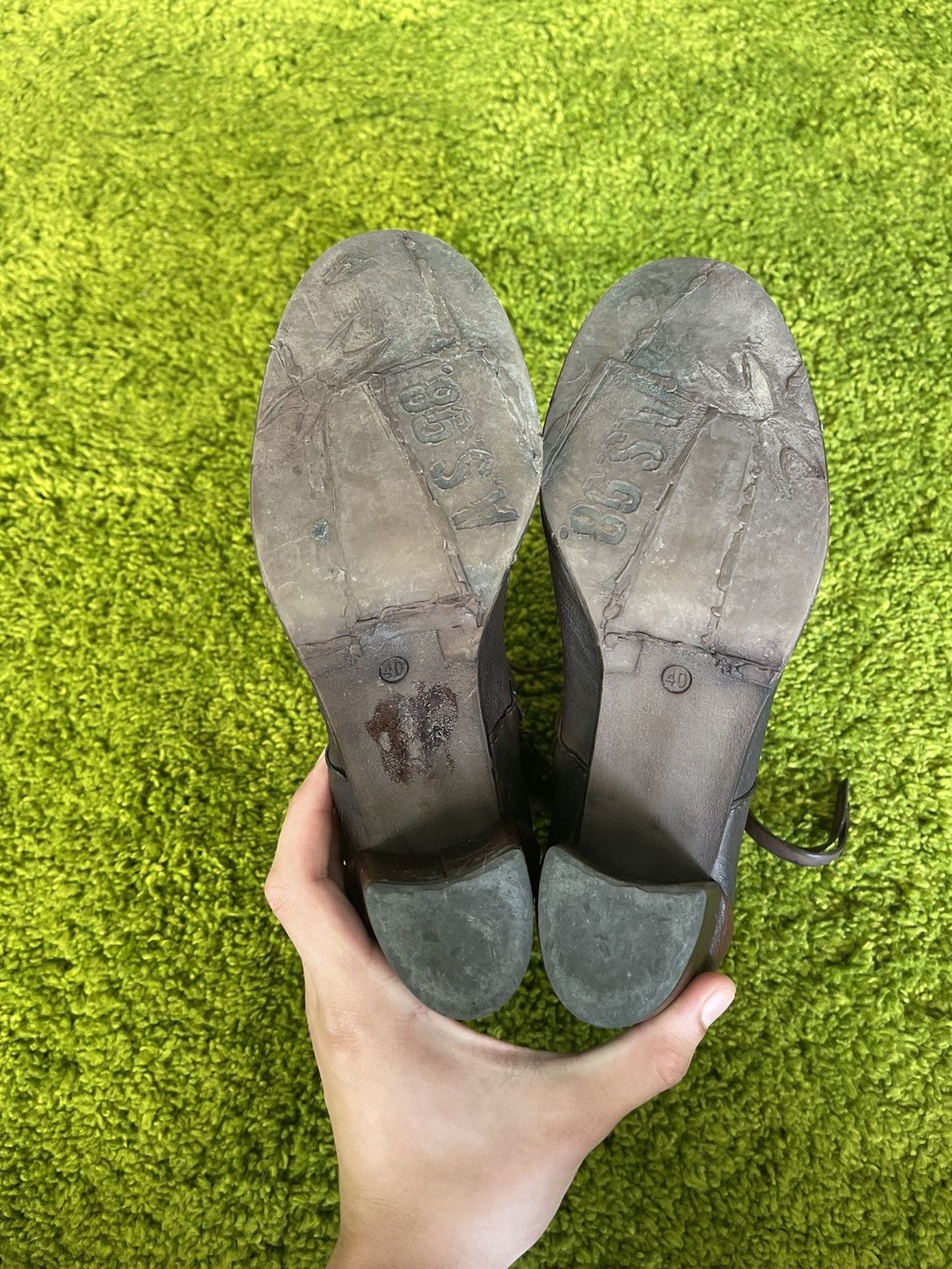 A.S.98 × Designer Airsteps avant garde real leather boots Size US 10 / IT 40 - 7 Thumbnail