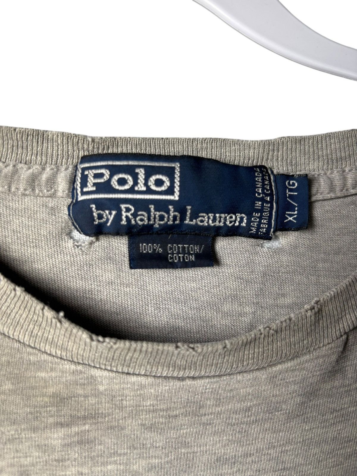 Polo Ralph Lauren × Vintage Vintage Polo Ralph Lauren Single Stitch Tshirt Size US XXL / EU 58 / 5 - 3 Thumbnail
