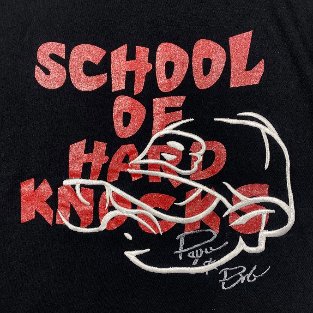 Vintage Vintage 00s SOHK School Of Hard Knocks Logo Graphic Tee Size US L / EU 52-54 / 3 - 5 Thumbnail