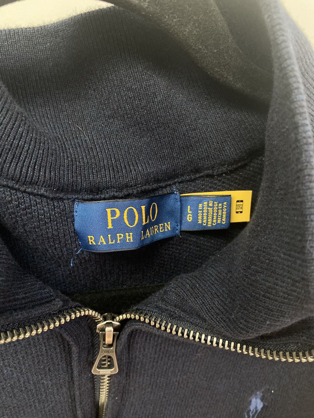 Polo Ralph Lauren 1 2 3 4 5 POLO RALPH LAUREN Cotton Half-Zip Sweater Size US L / EU 52-54 / 3 - 4 Thumbnail