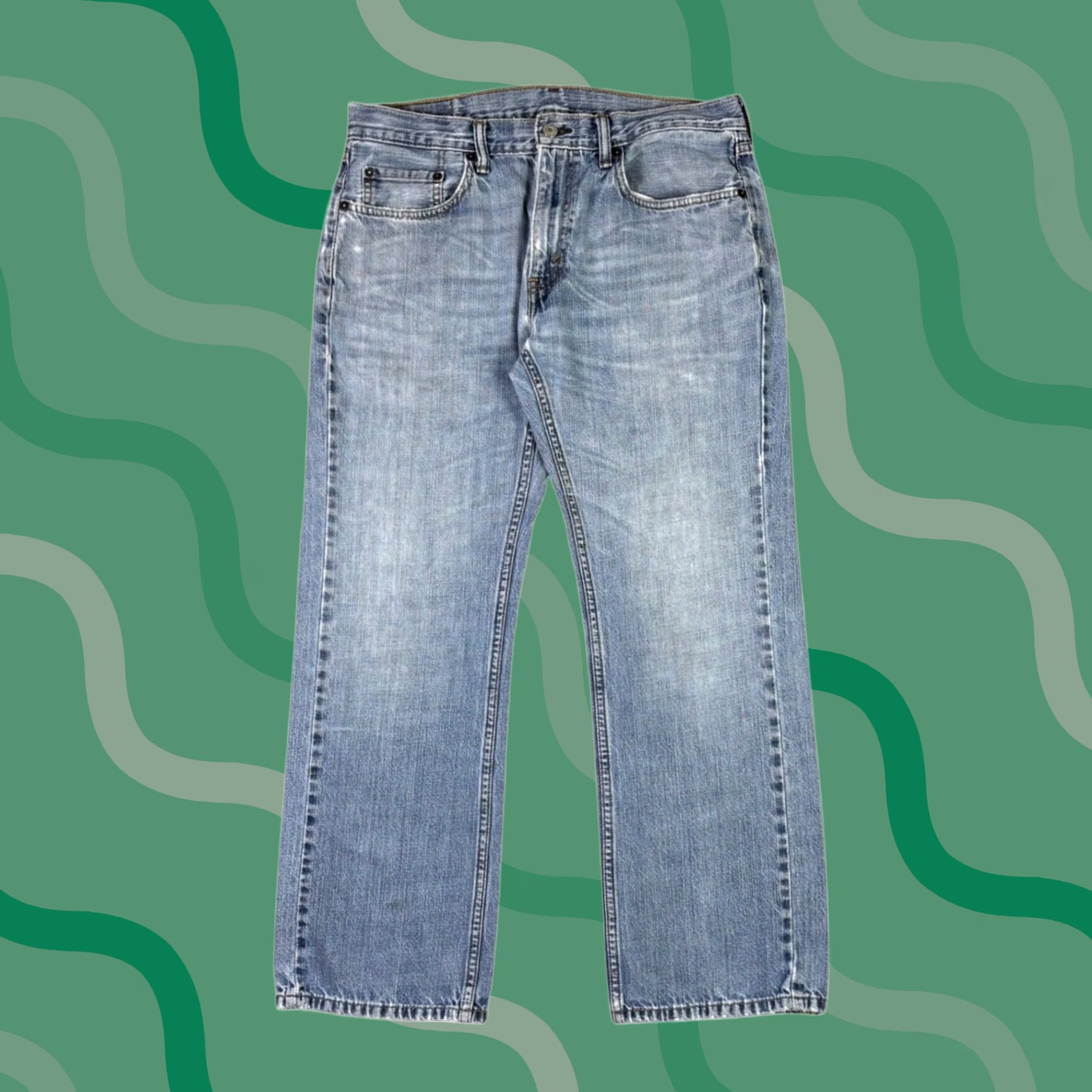 Levi's Levis 559 Relaxed Straight Jeans Mens 32x29 Light Blue Denim Pants Vtg Blue Jeans 5-Pocket Mens Size US 32 / EU 48 - 1 Thumbnail