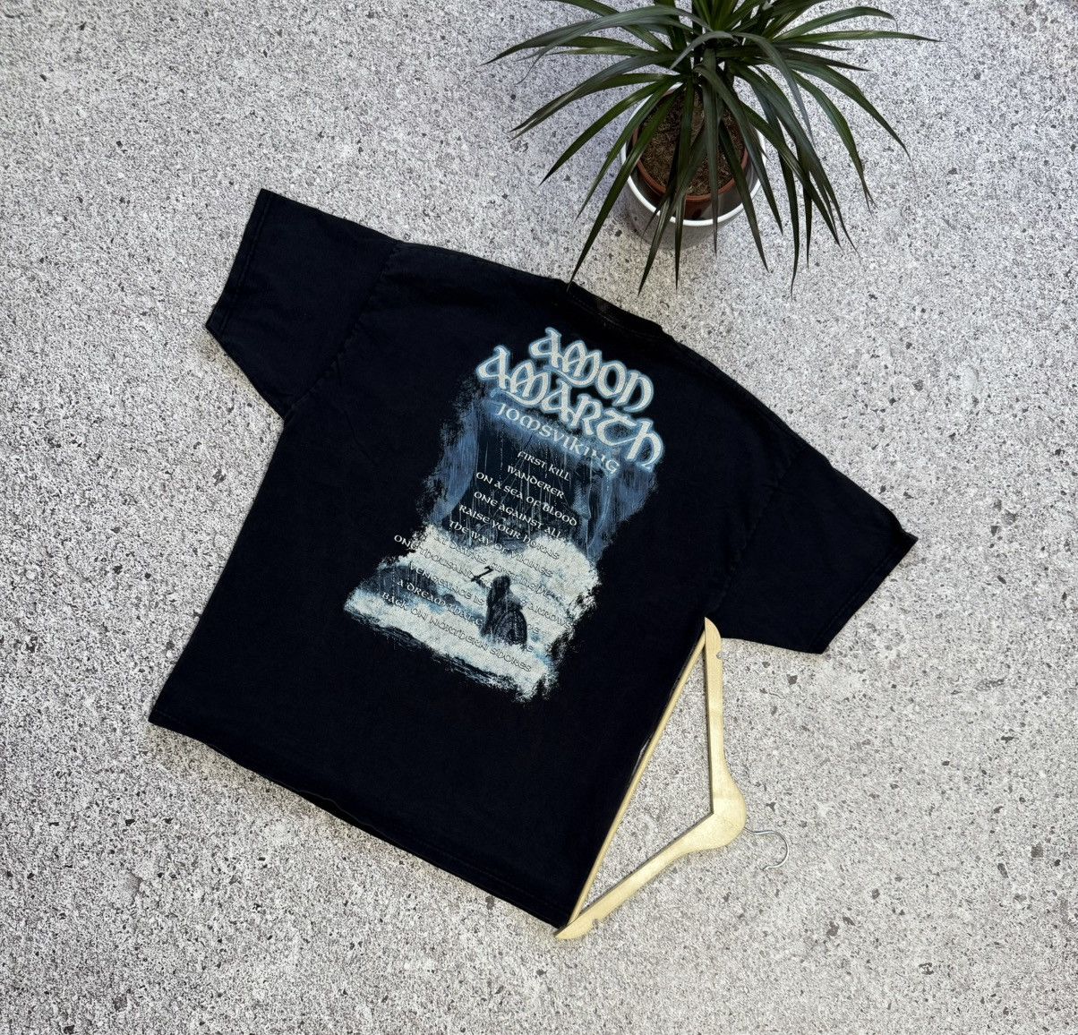 Band Tees × Vintage Vintage 2016 Amon Amarth Jomsviking Rock T-Shirt Size 3XL Size US XXL / EU 58 / 5 - 2 Thumbnail
