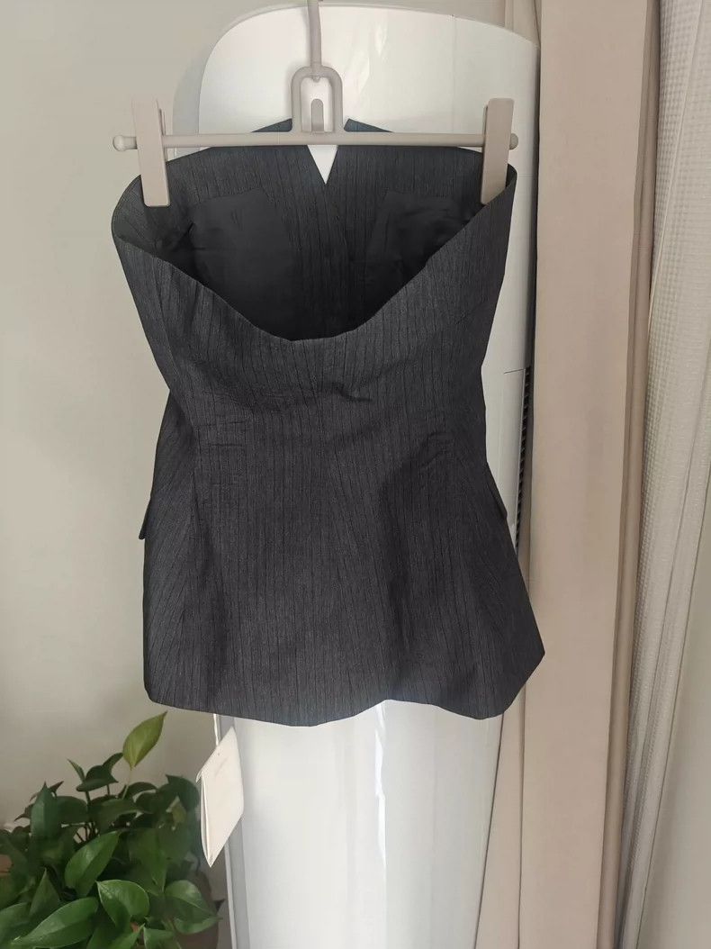 Our Legacy our legacyClassic grey striped suit bra 2505-Nextarrow Size US M / EU 48-50 / 2 - 2 Thumbnail