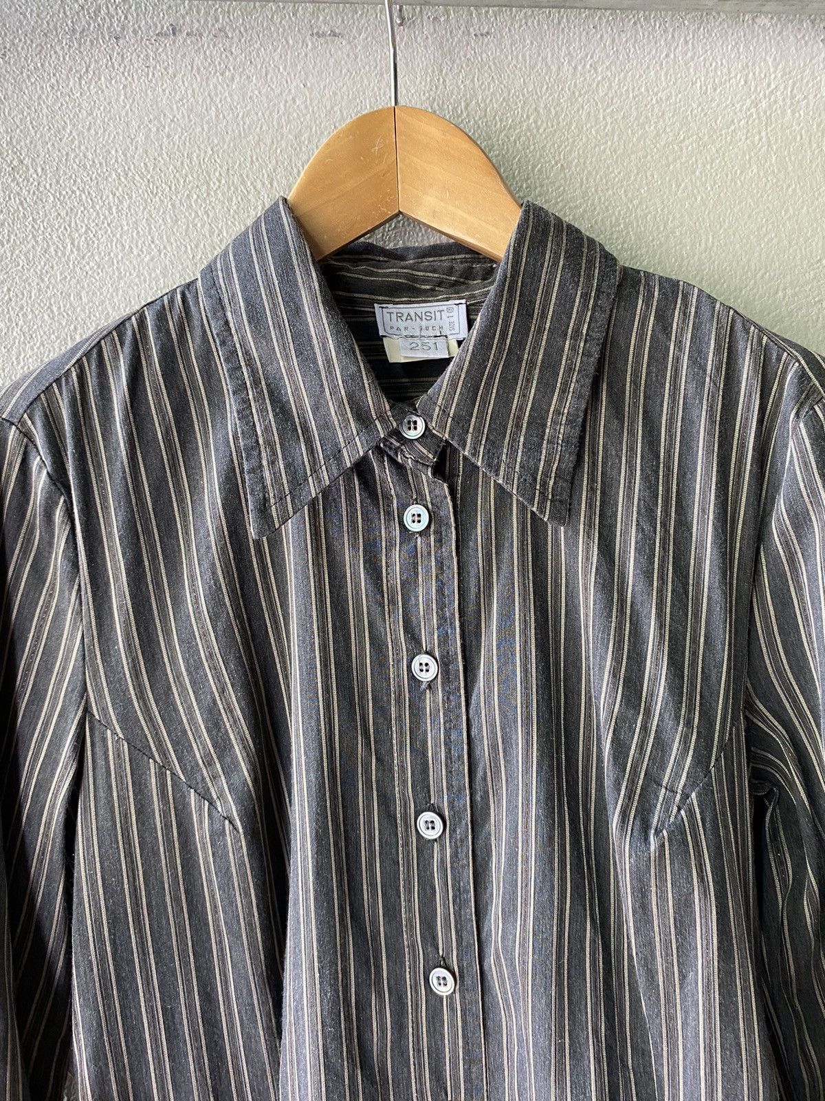 Transit Transit vintage striped long shirt Size XS / US 0-2 / IT 36-38 - 9 Thumbnail