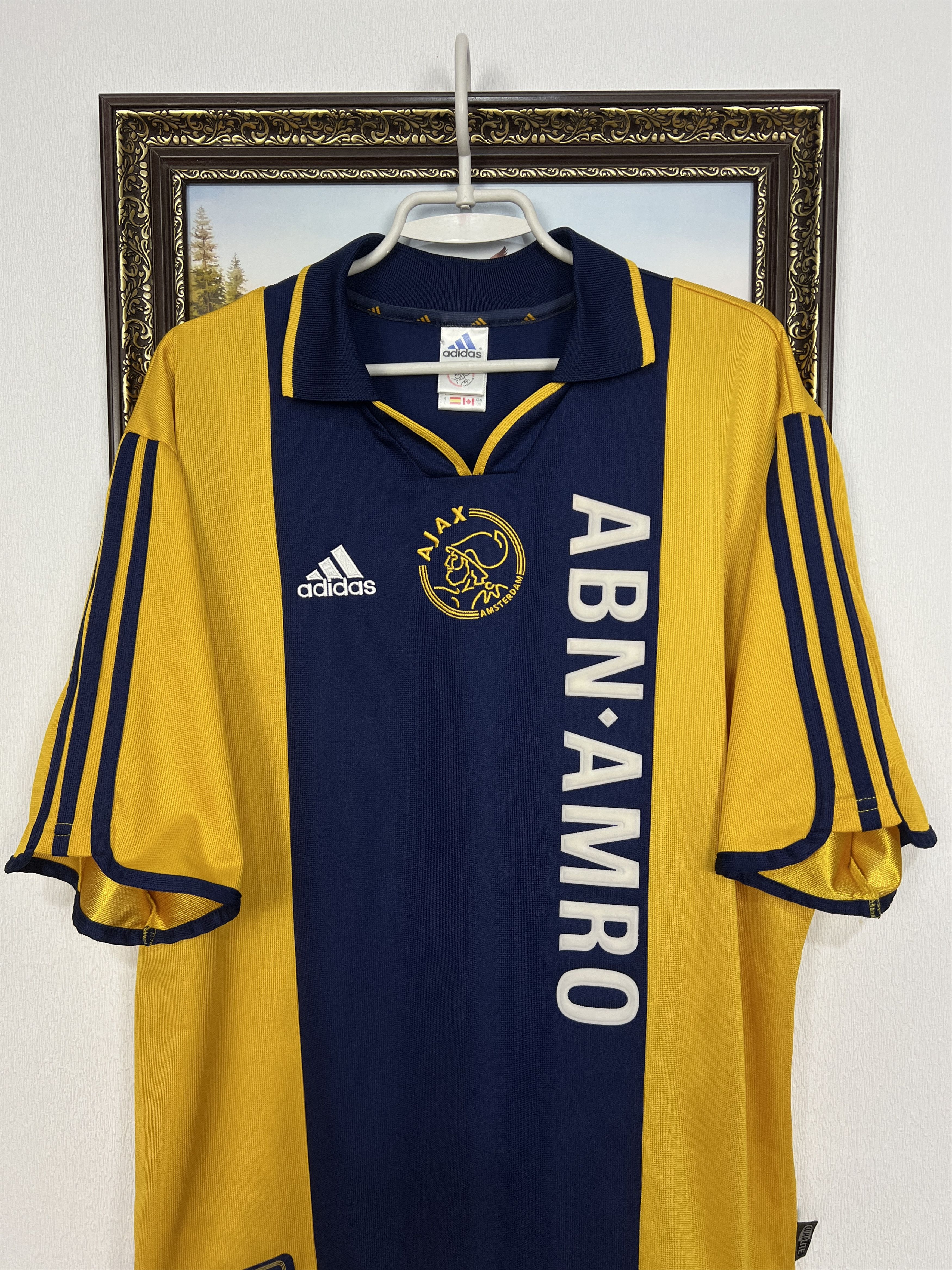 Umbro Ajax Amsterdam football shirt 2000 Soccer Jersey Trikot Size US L / EU 52-54 / 3 - 2 Thumbnail