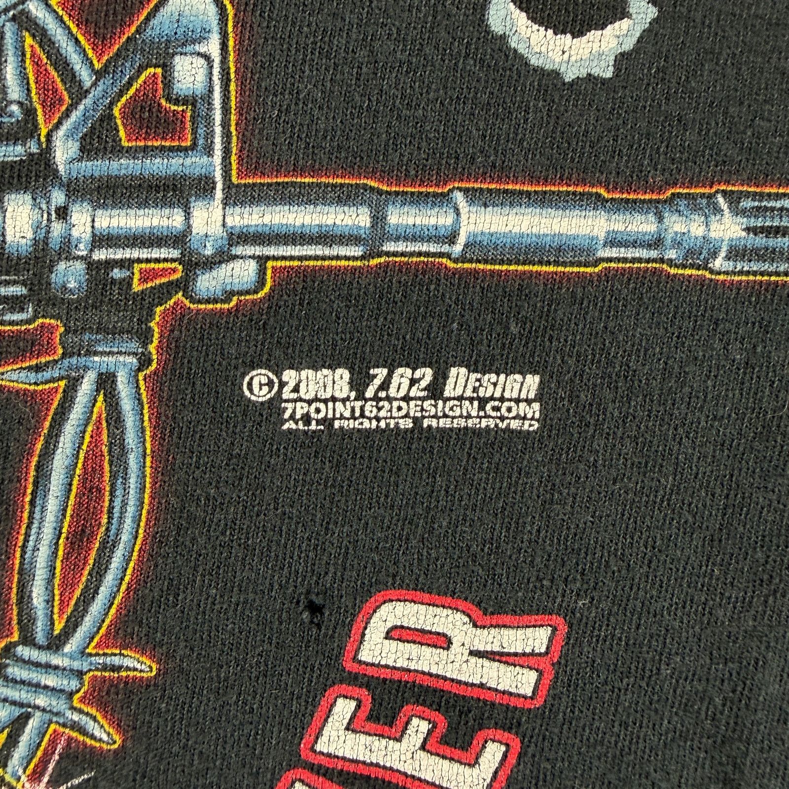 Vintage Peace Through Superior Firepower Shirt XL Size US XL / EU 56 / 4 - 3 Thumbnail
