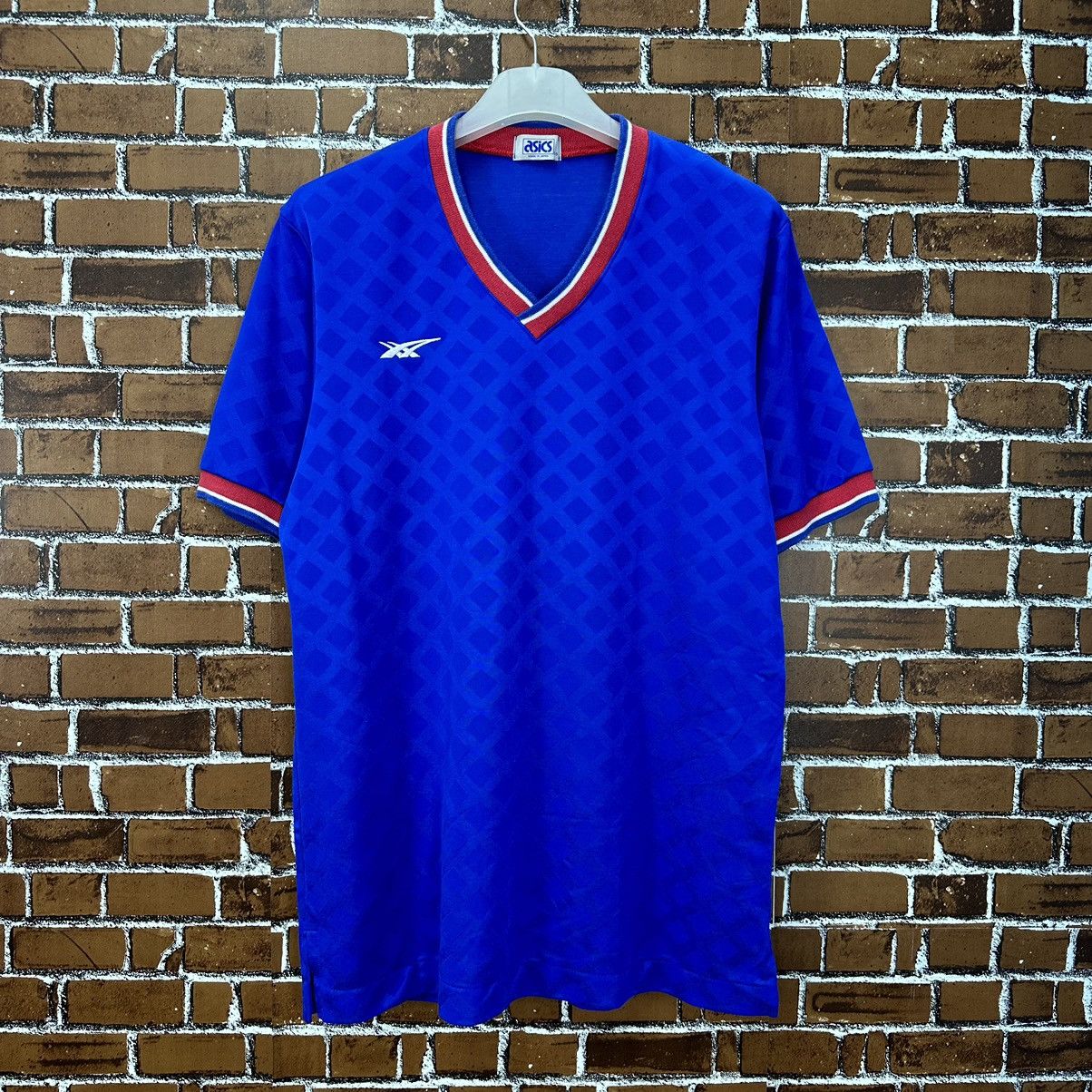 Asics 80s Asics Onitsuka Tiger Logo Vintage Jersey A821 Size US M / EU 48-50 / 2 - 1 Thumbnail