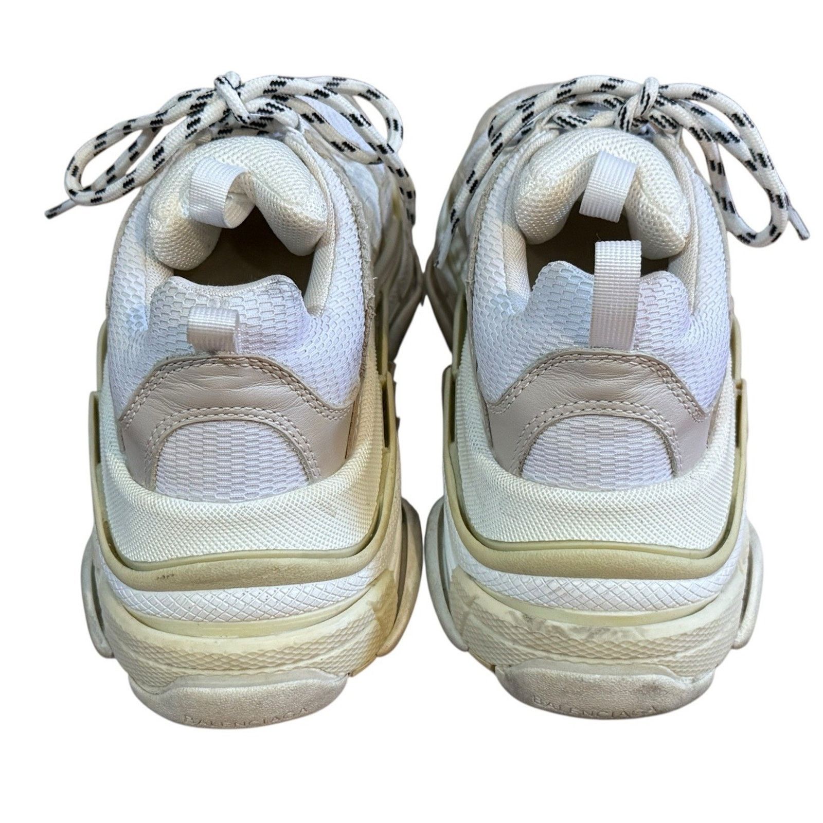 Balenciaga BALENCIAGA Triple S Chunky Platform Sneakers White Sz 39 8.5 Size US 8.5 / IT 38.5 - 7 Thumbnail