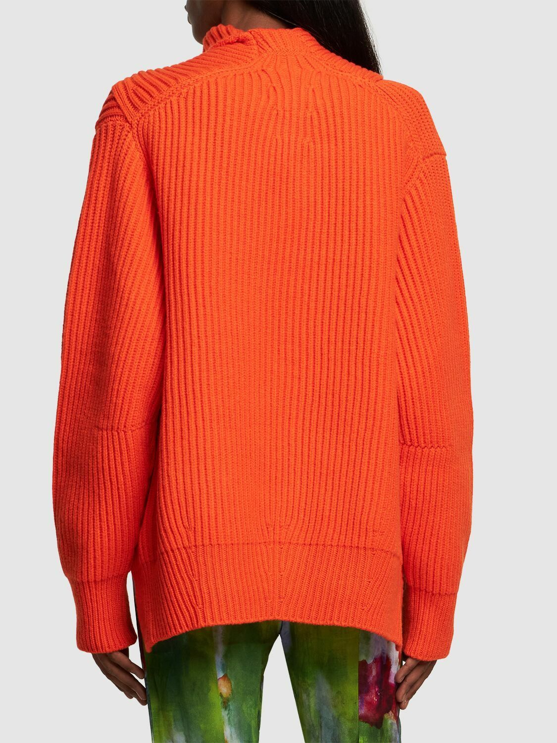Jil Sander o1y1025 Turtleneck Sweater in Orange Size XS / US 0-2 / IT 36-38 - 3 Thumbnail