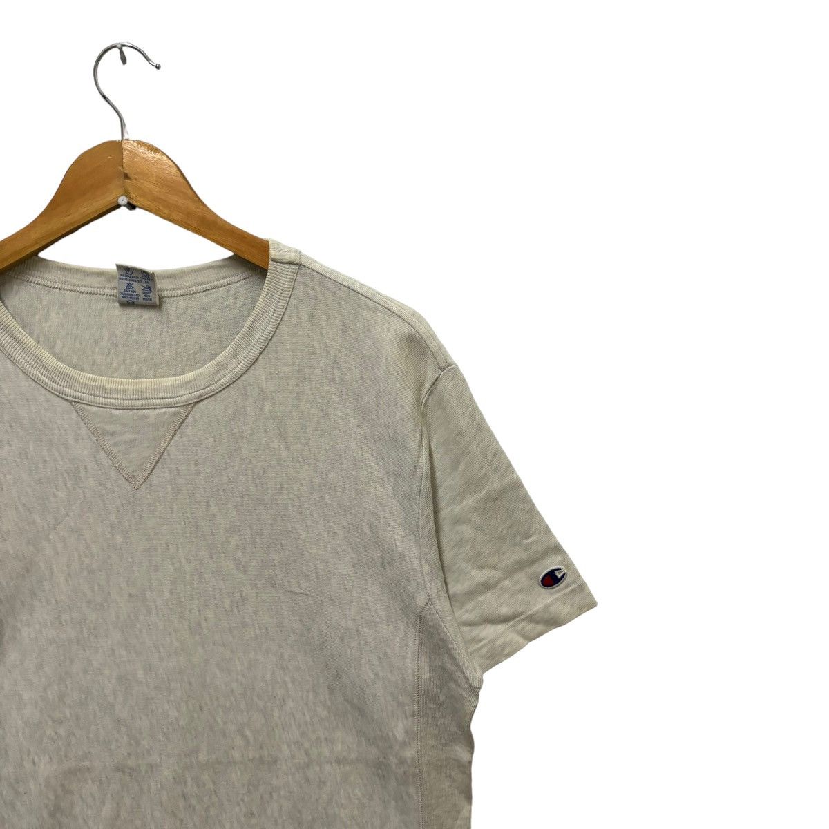 Champion × Japanese Brand Vintage Champion Reverse Weave Plain Tshirt Size US L / EU 52-54 / 3 - 4 Thumbnail