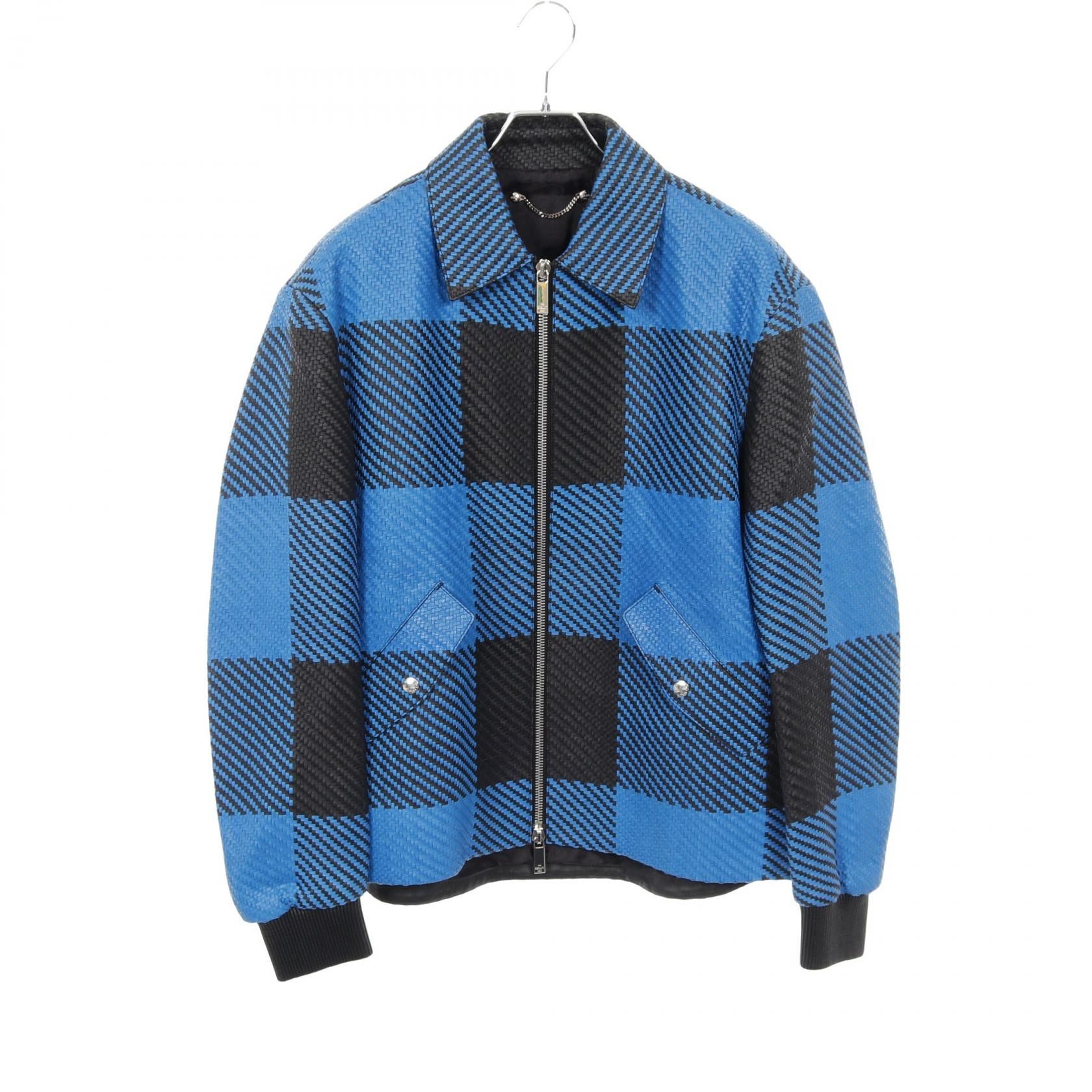 Berluti Berluti Berluti Woven Lambskin Jacket Leather Outerwear DUTY FREE for USA Size ONE SIZE - 1 Thumbnail