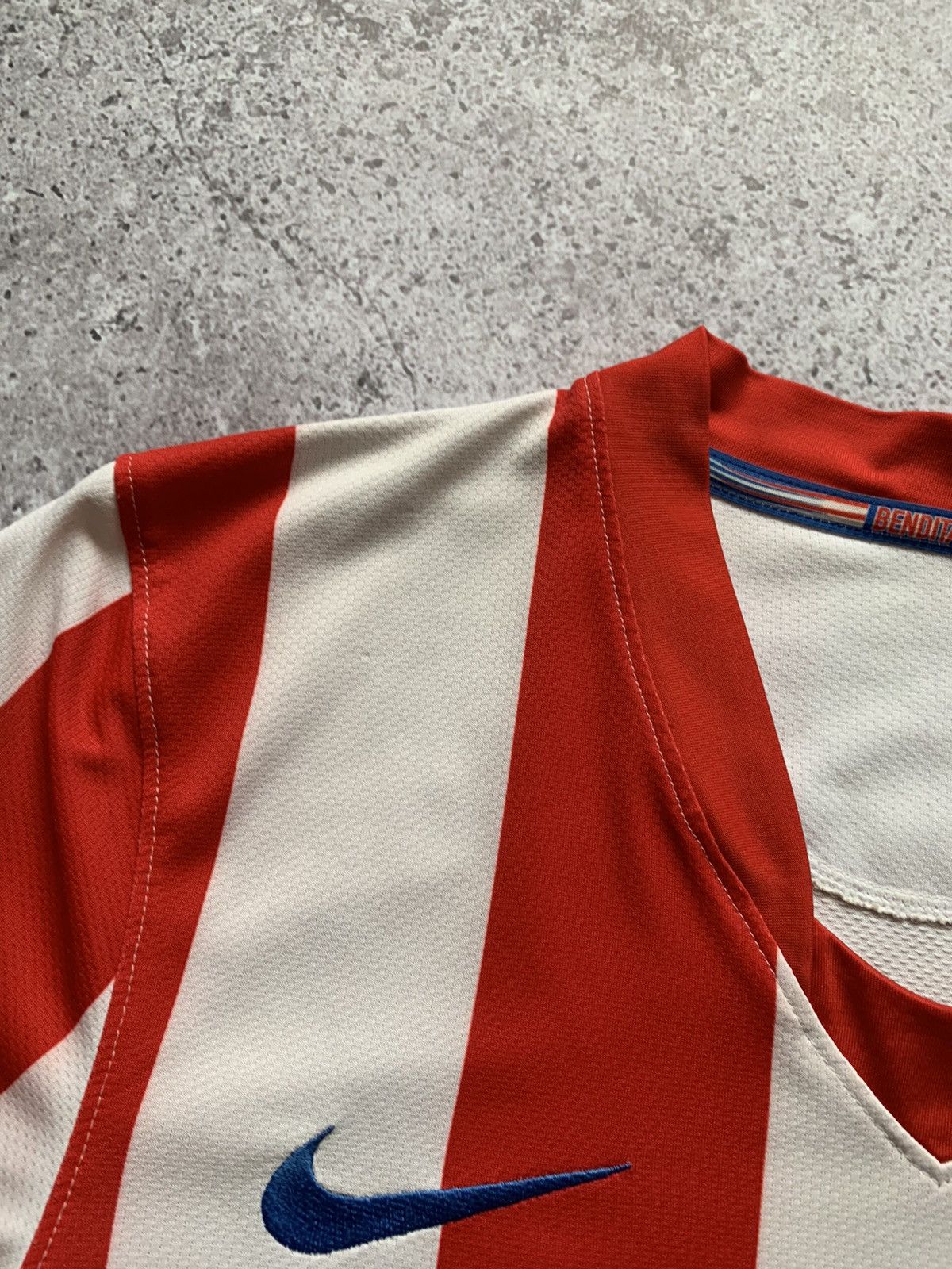 Vintage 🔥NIKE ATLETICO MADRID 2008 2009 SOCCER JERSEY Size US S / EU 44-46 / 1 - 6 Thumbnail