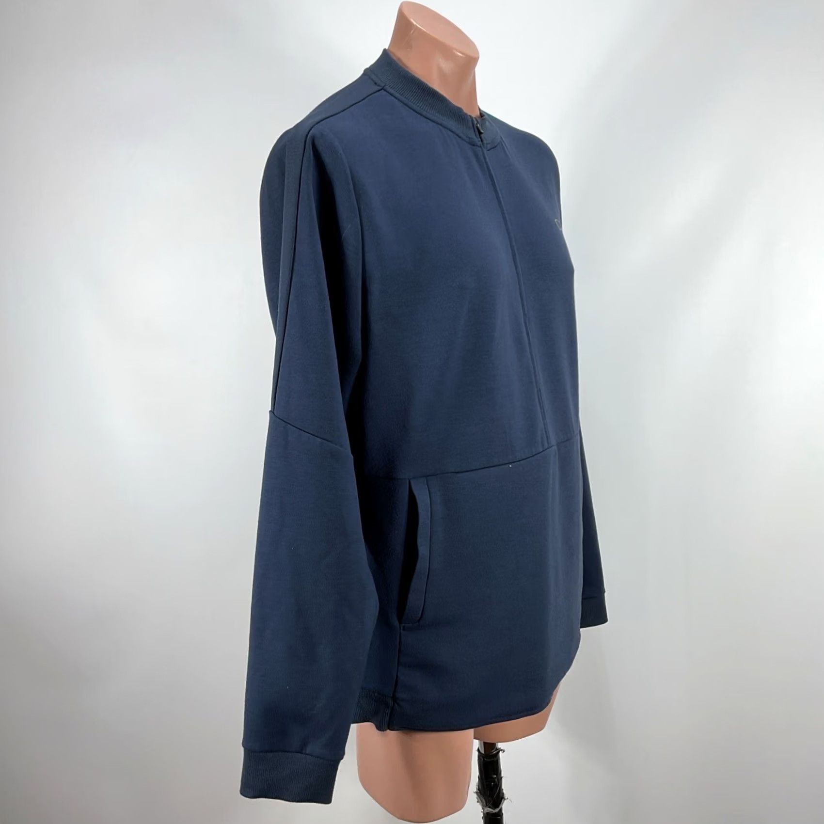 Oakley Oakley Bubba Watson Golf Pullover XL Dark Blue Mens Half Zip Pullover Golf Activewear Performance/Activity: Golf Size US XL / EU 56 / 4 - 3 Thumbnail