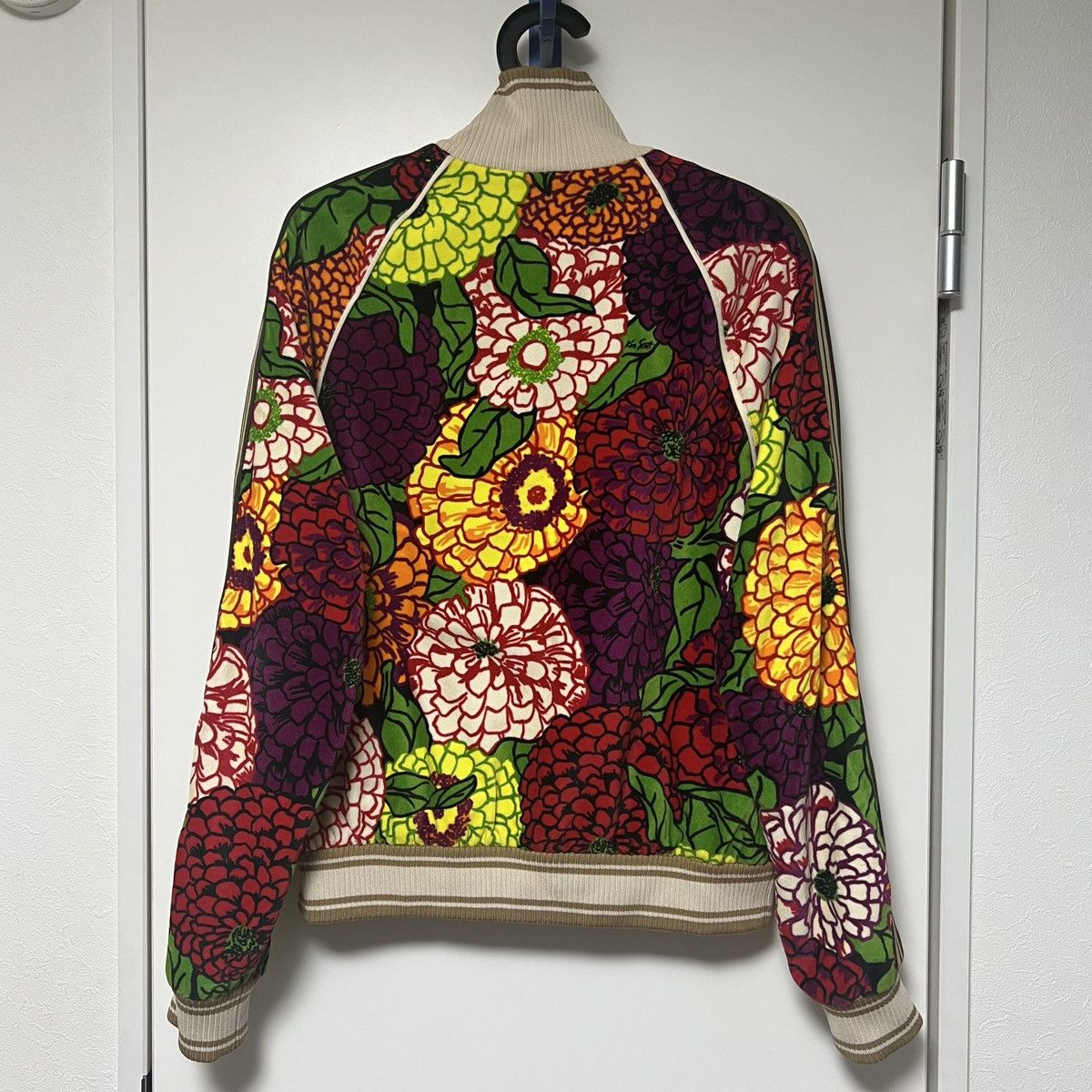 Gucci Gucci X Ken Scott Floral Velvet Track Jacket Size US XS / EU 42 / 0 - 3 Thumbnail