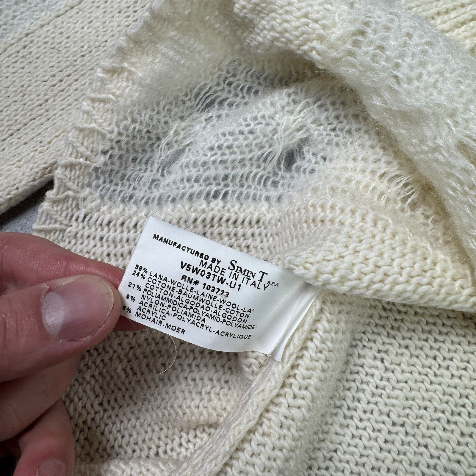 Armani Armani Jeans Women Sweater Milk Beige Size US 4 IT 38 Wool Size XS / US 0-2 / IT 36-38 - 12 Thumbnail