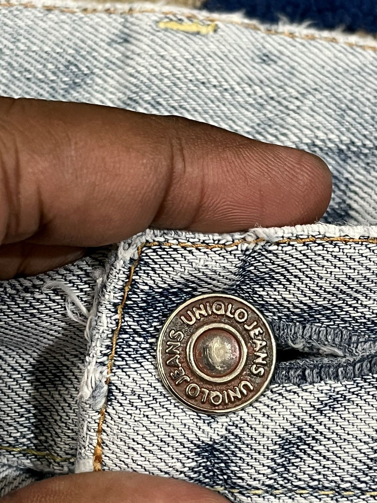 Jun Takahashi Vintage Uniqlo Jeans B-002 Flare Denim Size US 33 - 7 Thumbnail