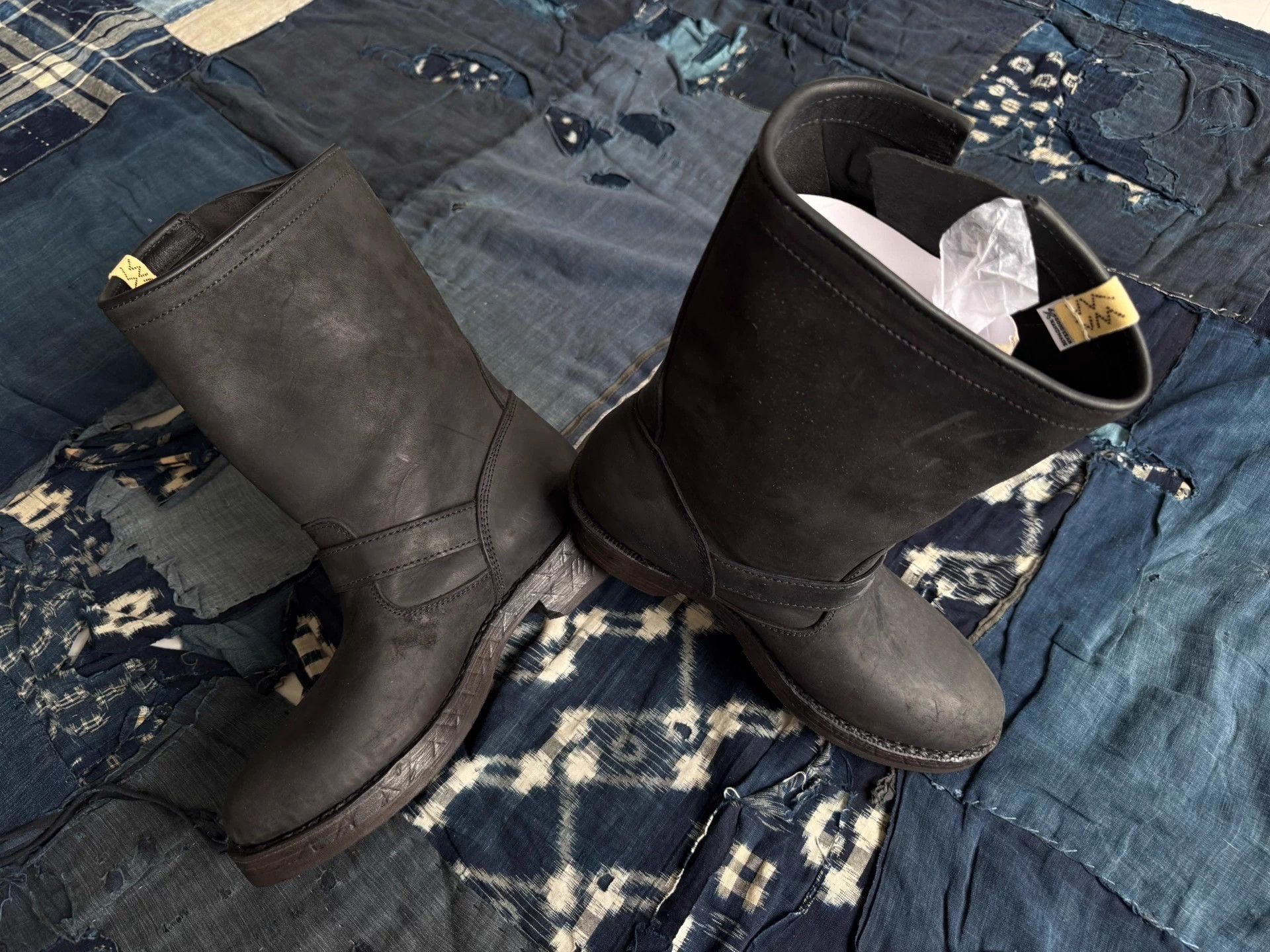 Visvim VISVIM 26SS T.W.O. BOOTS-FOLK Horse Eng Boot Black 9 Cut Size US 9 / EU 42 - 3 Thumbnail