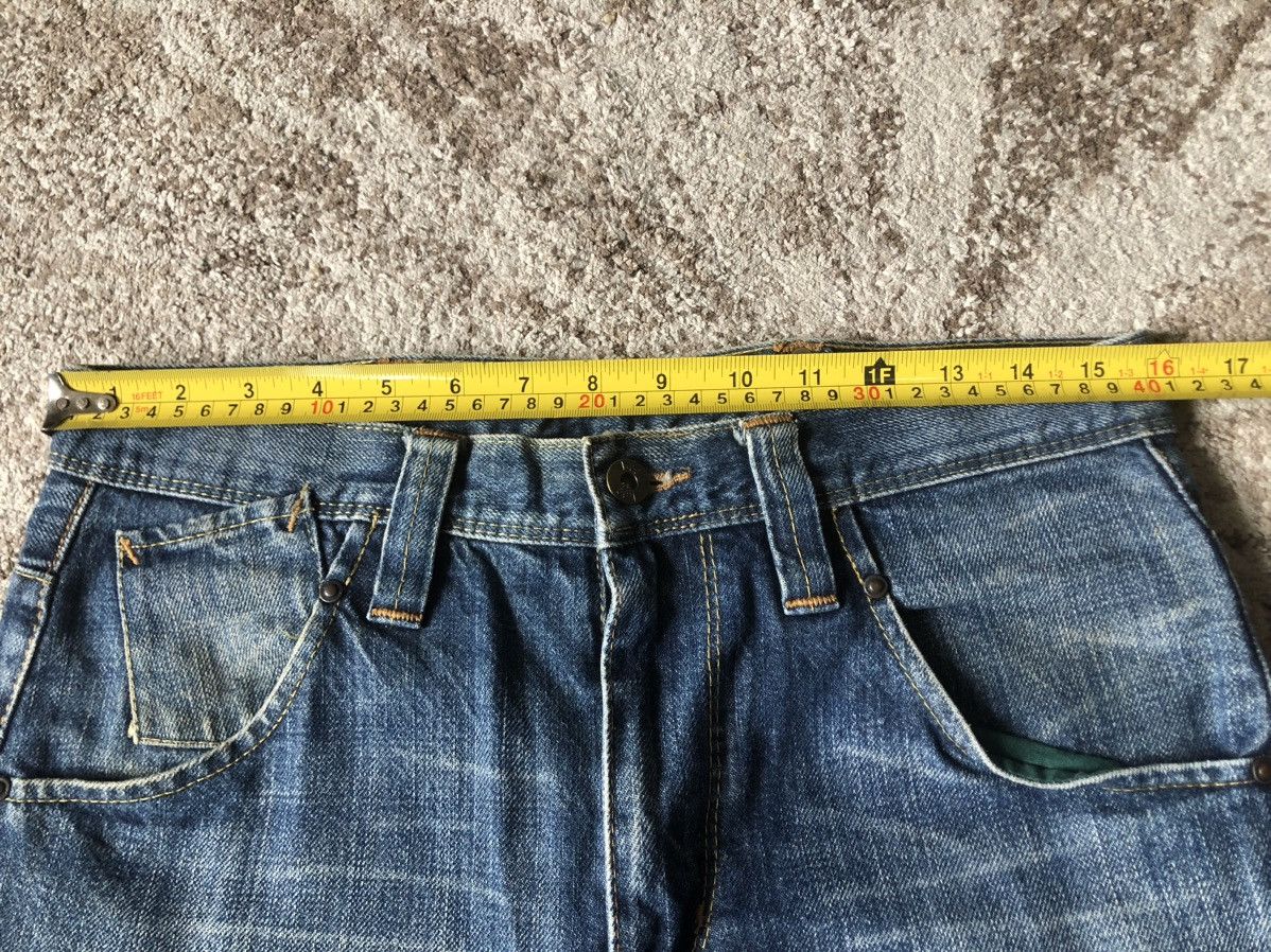 Jean Baggy Jeans Vintage Lee Rider half Selvedge Jeans Size US 32 / EU 48 - 14 Thumbnail
