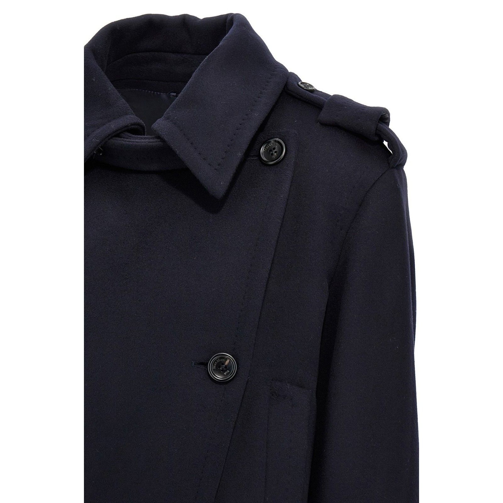 Max Mara MAX MARA Laveno Double Breasted Blue Wool Coat New & Authent Size M / US 6-8 / IT 42-44 - 5 Thumbnail
