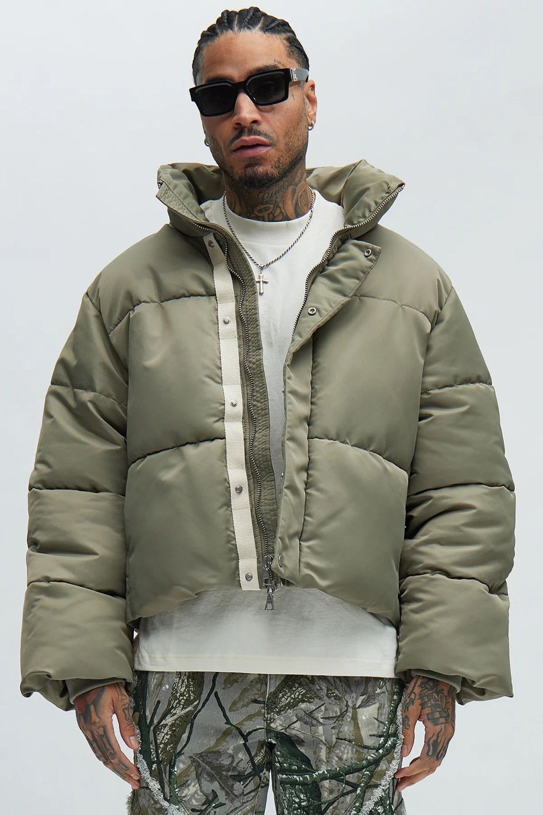 Fashion Nova Norton Cropped Puffer Size US XXL / EU 58 / 5 - 2 Thumbnail