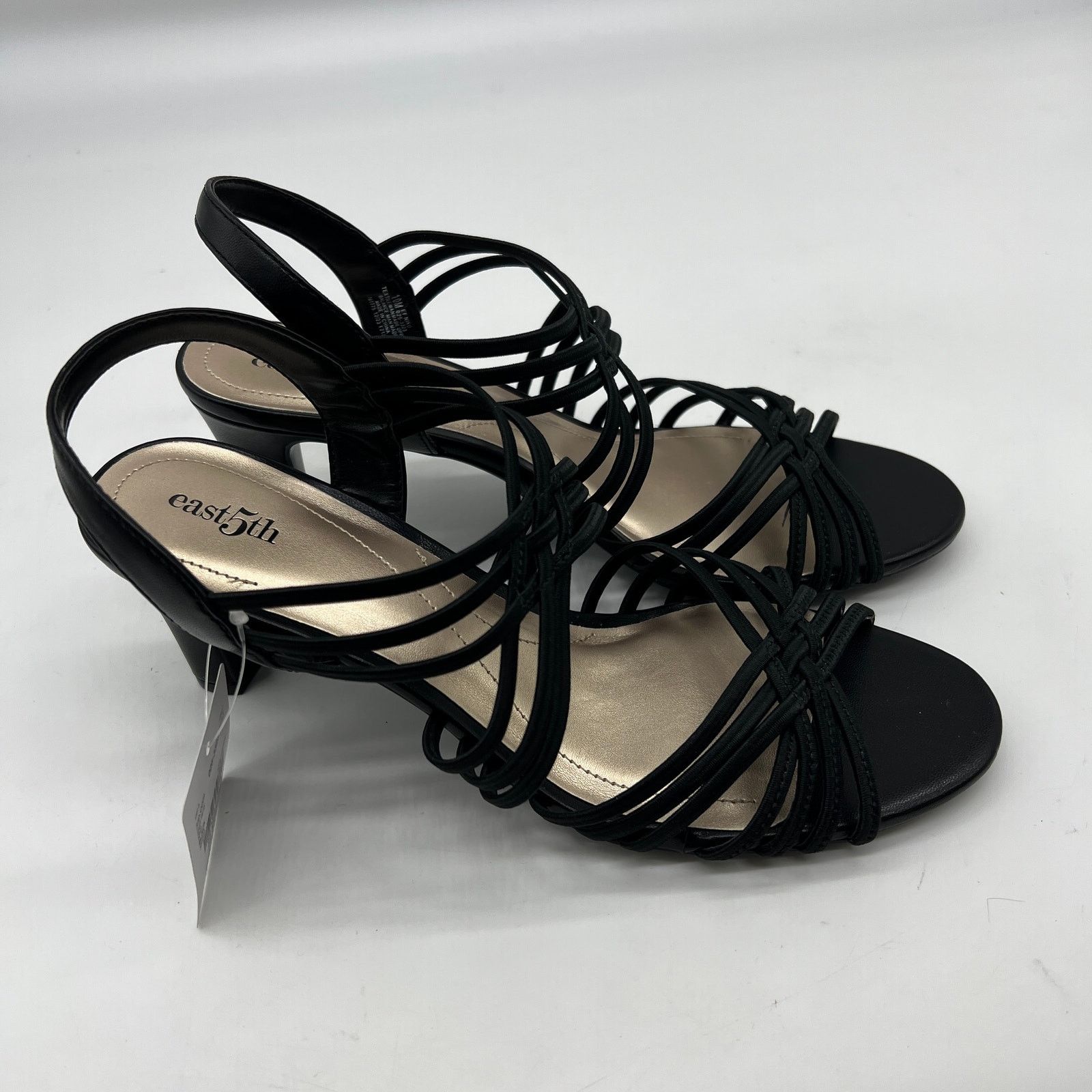 Other east 5th Womens Niko Heeled Sandals Black Size 10M Size US 10 / IT 40 - 5 Thumbnail