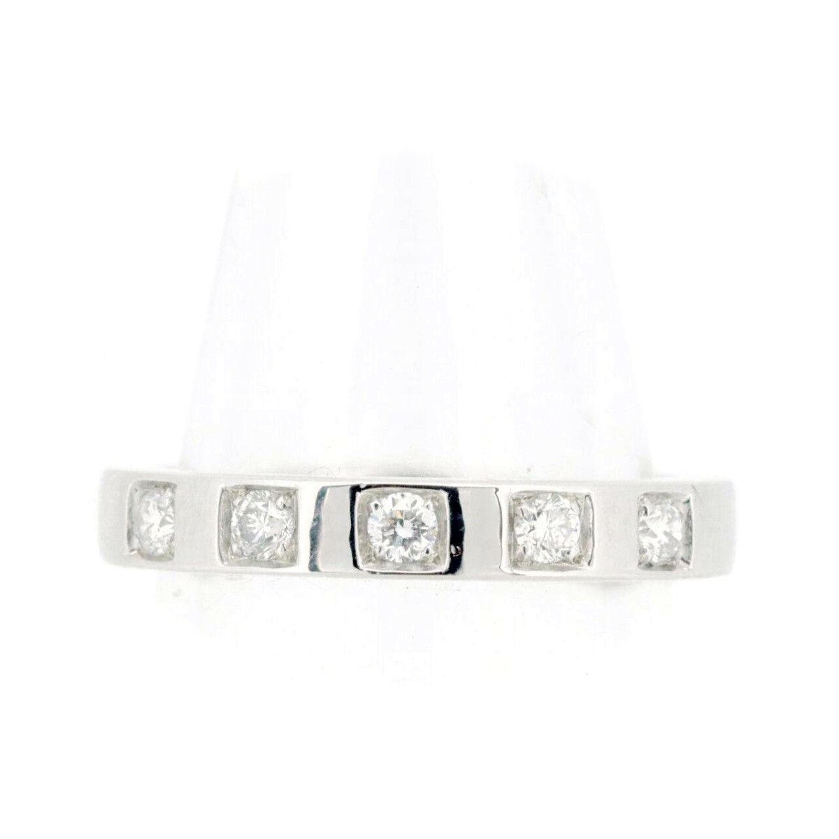 Bvlgari Bvlgari Bvlgari Marry Me Pt950 Diamond Ring Size 9 Precious Metal Ring DUTY FREE for USA Size ONE SIZE - 1 Thumbnail