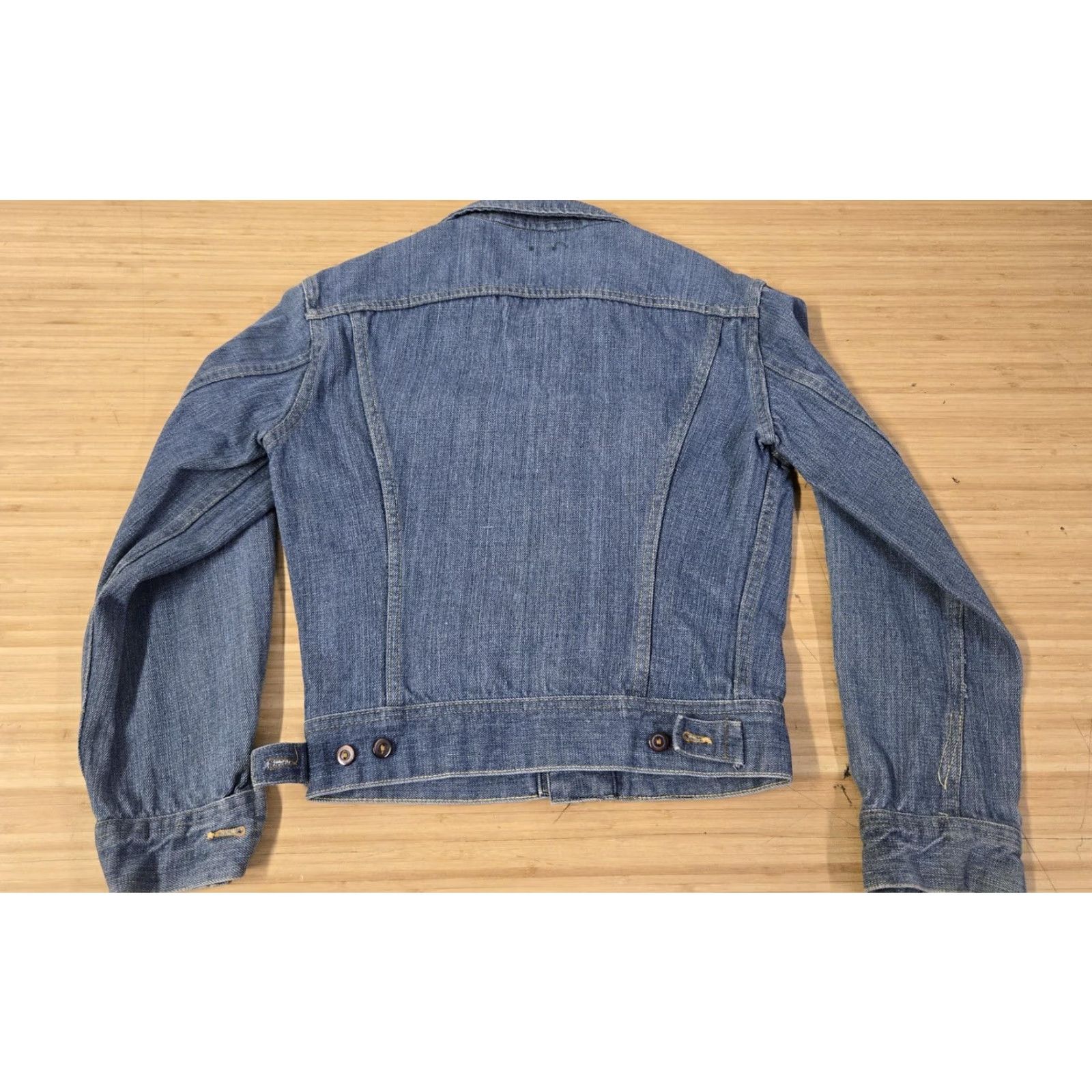 Lee VINTAGE Lee Jacket Womens Small Blue Denim Trucker Made USA Button Western 90s Size M / US 6-8 / IT 42-44 - 5 Thumbnail