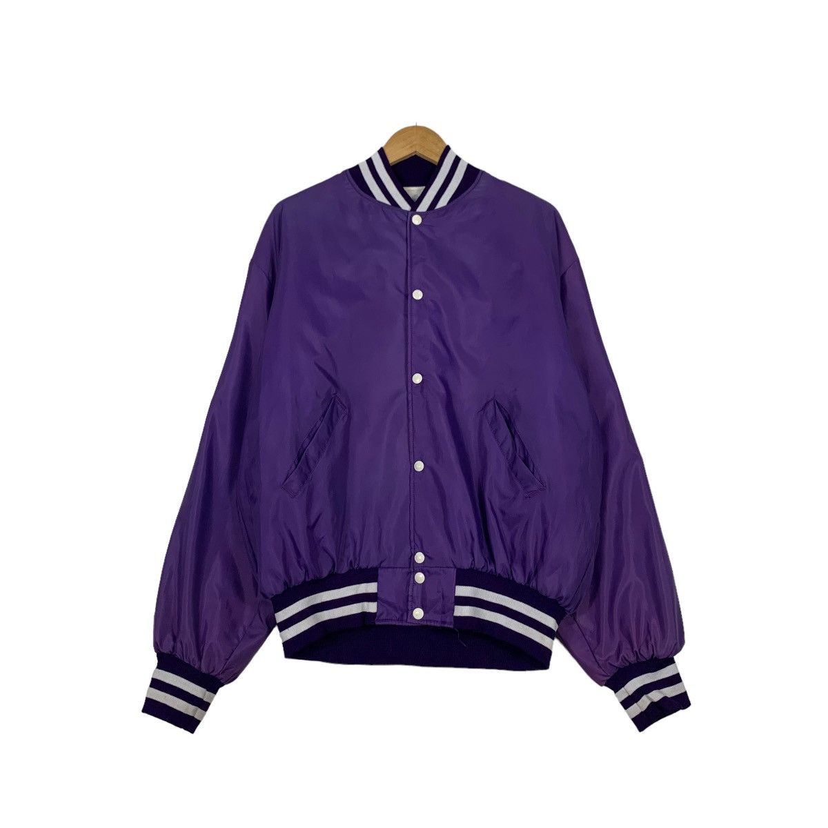 Holloway HOLLOWAY Cushing Baseball Purple Coach Jacket #1160-C53 Size US XL / EU 56 / 4 - 3 Thumbnail