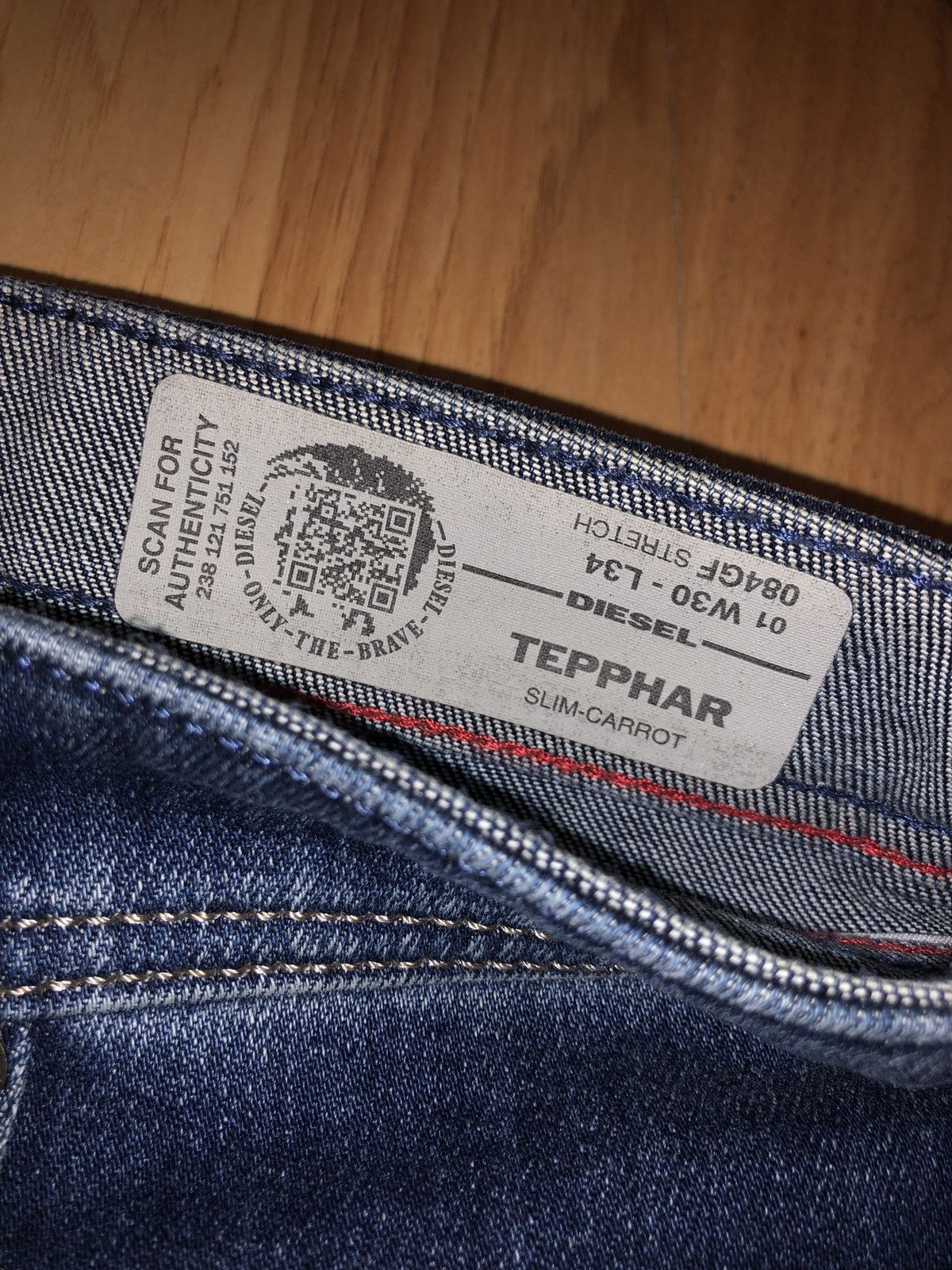 Diesel Diesel Tepphar Slim Carrot Jeans - Size 30 Size US 30 / EU 46 - 3 Thumbnail