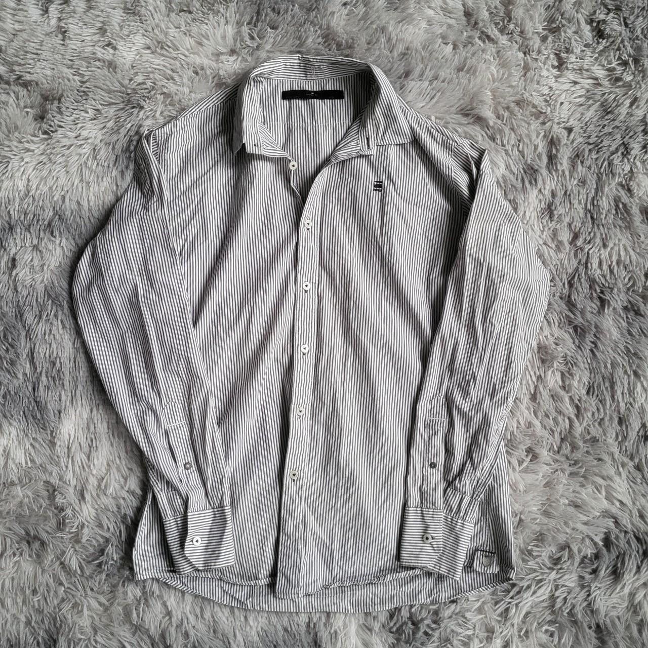 G-Star G-Star RAW Men's Grey Shirt - Size XL Size US XL / EU 56 / 4 - 1 Thumbnail