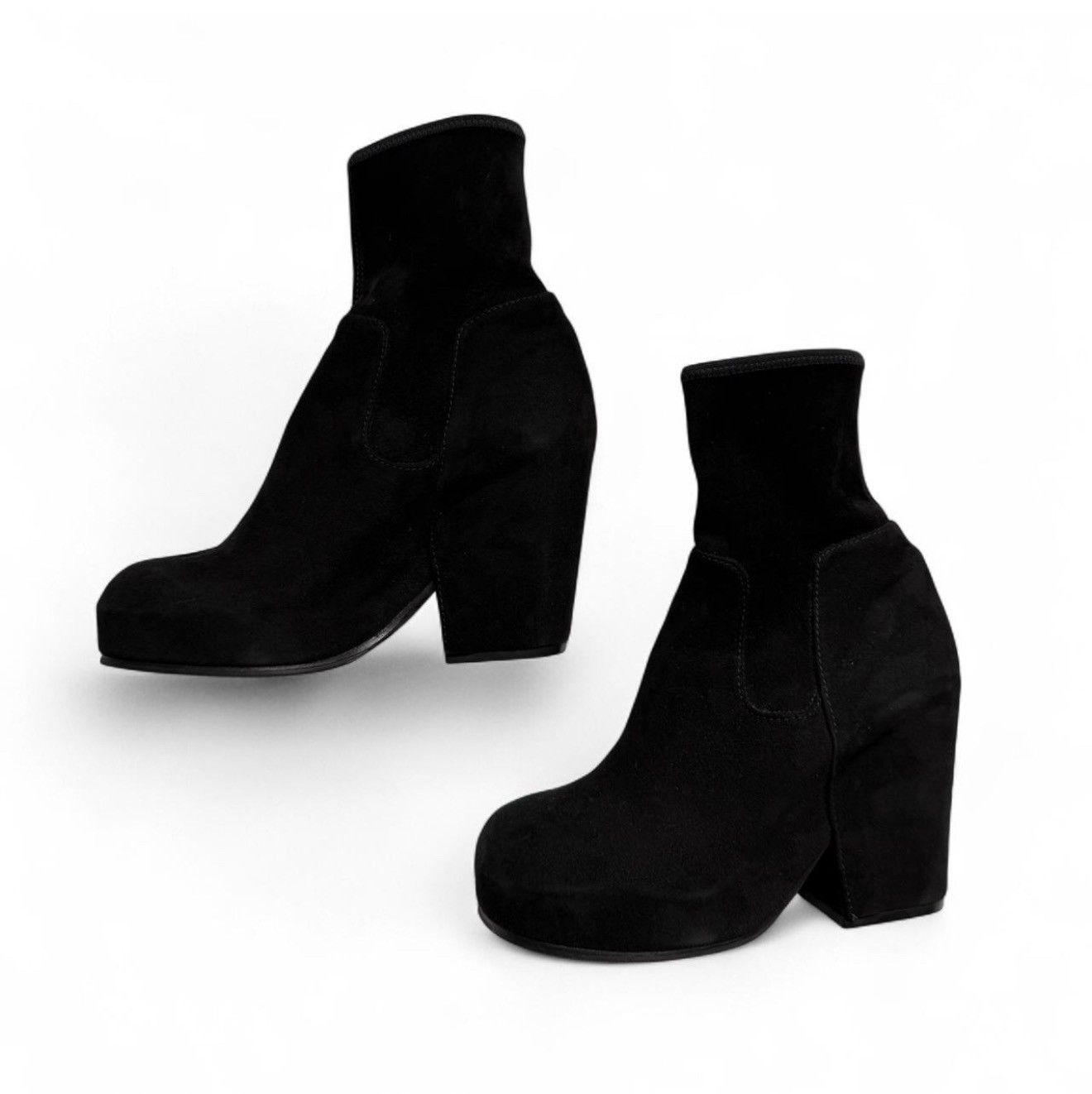 Random Identities Random Identities black platform suede boots size 38 (8 US) Size US 8 / IT 38 - 2 Thumbnail