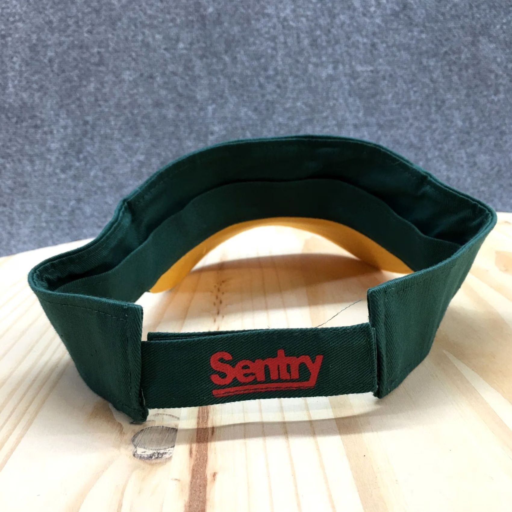Vintage Lambeau Field 1957 Visor Cap Hat Mens One Size Green Yellow Cotton Adjustable Size ONE SIZE - 6 Thumbnail