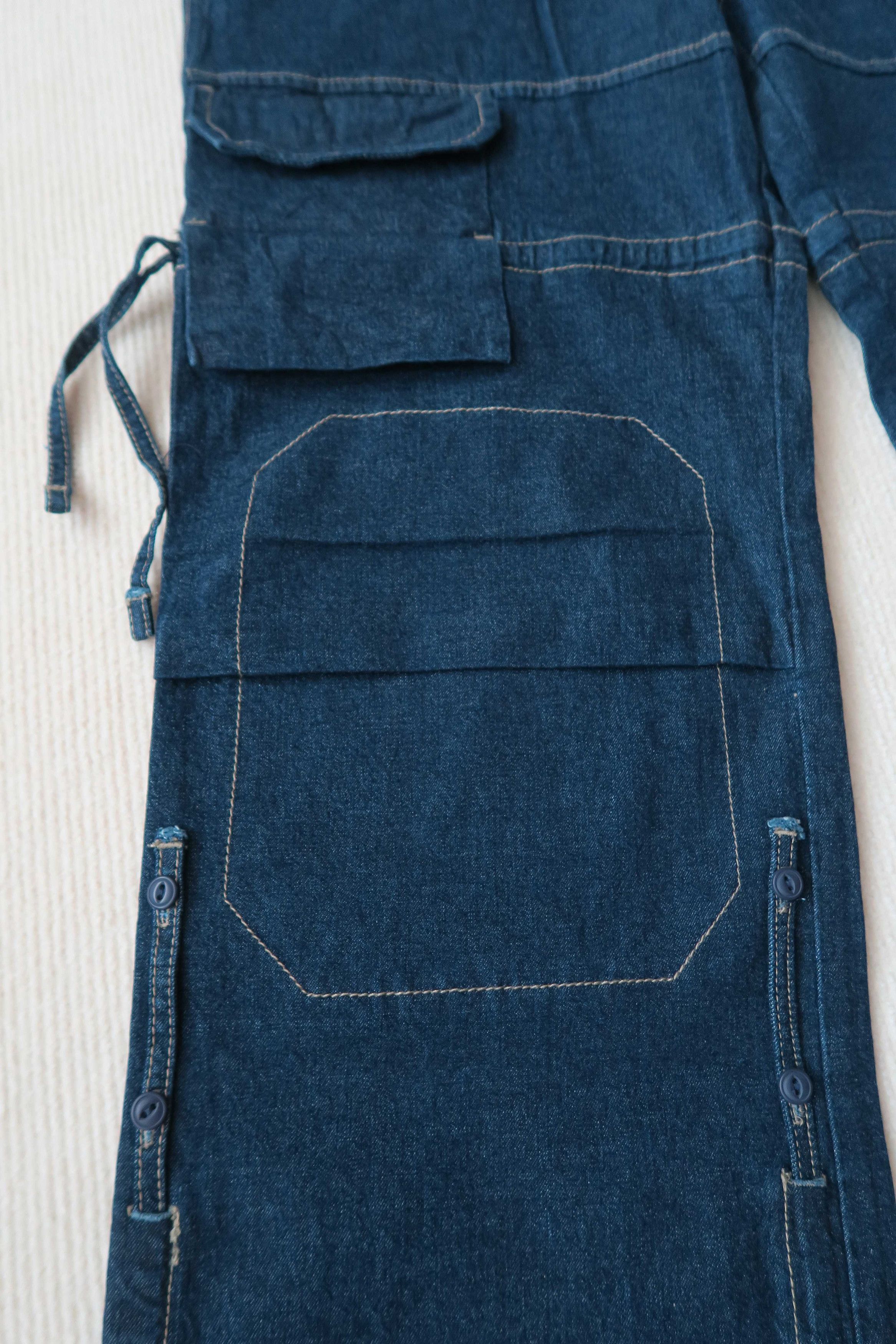Marithe + Francois Girbaud Marithé + François Girbaud "Aviatri" Y2K Cargo Jeans Size US 32 / EU 48 - 8 Thumbnail