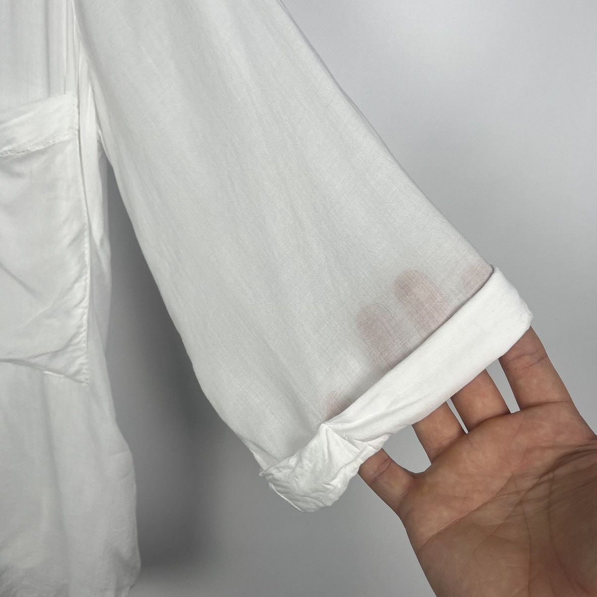 Helmut Lang Ladies Helmut Lang Keyhole Twist archive blouse shirt Size M / US 6-8 / IT 42-44 - 9 Thumbnail