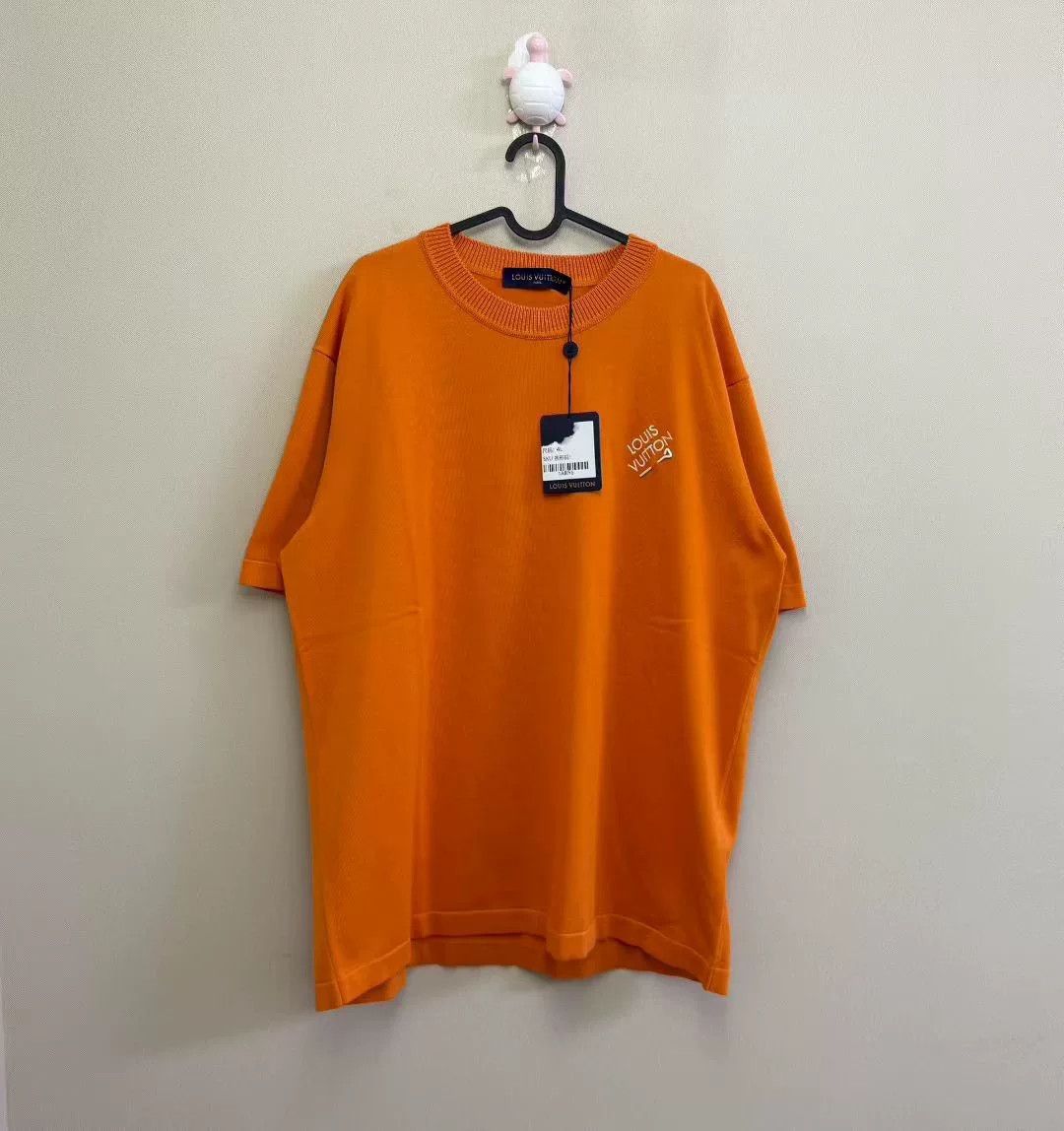 Louis Vuitton louis vuitton orange embroidered short sleeve shirt Size US XXL / EU 58 / 5 - 1 Thumbnail