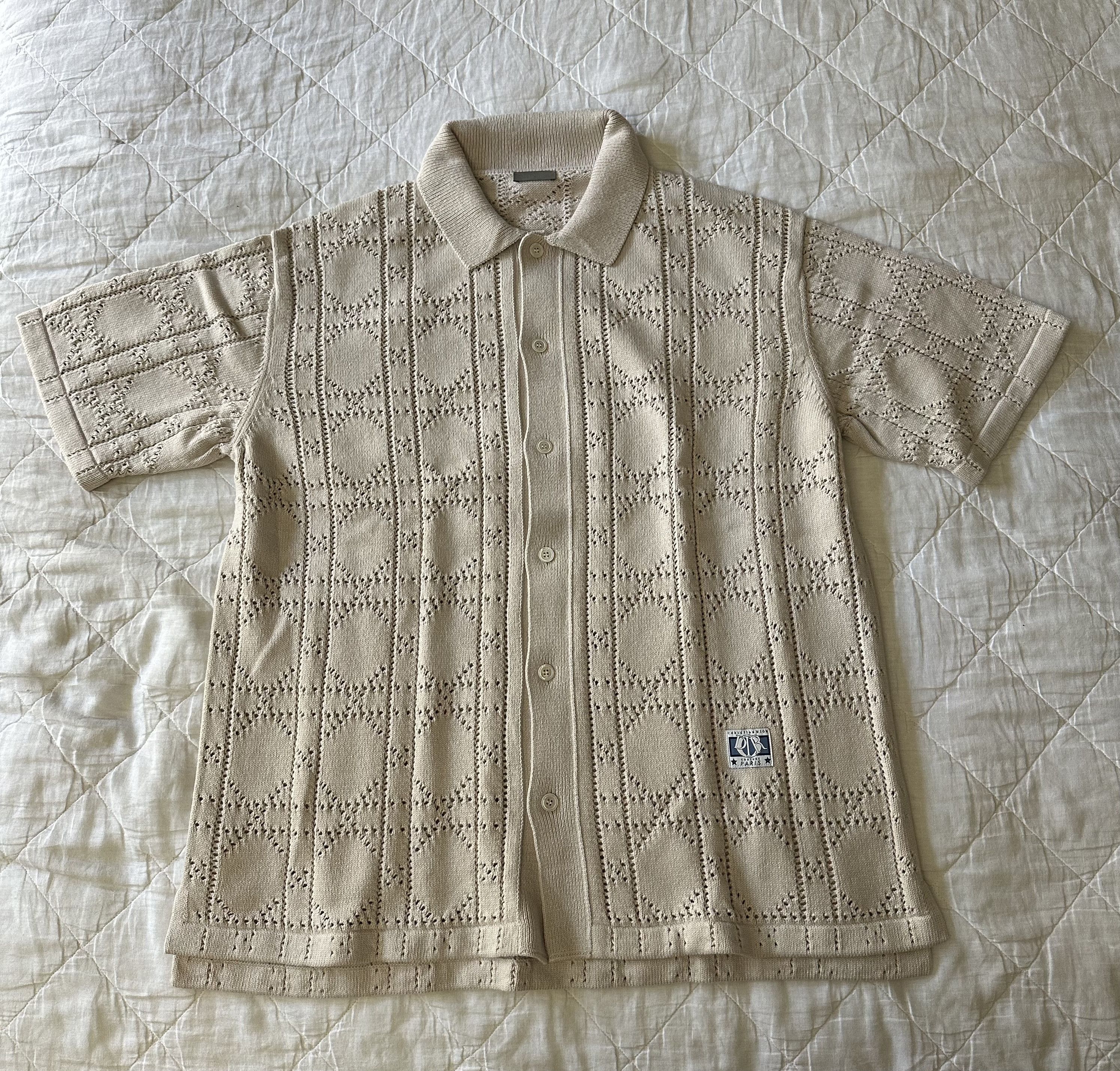 Dior Christian Dior Cashmere Cannage Shirt Size US XXL / EU 58 / 5 - 1 Thumbnail