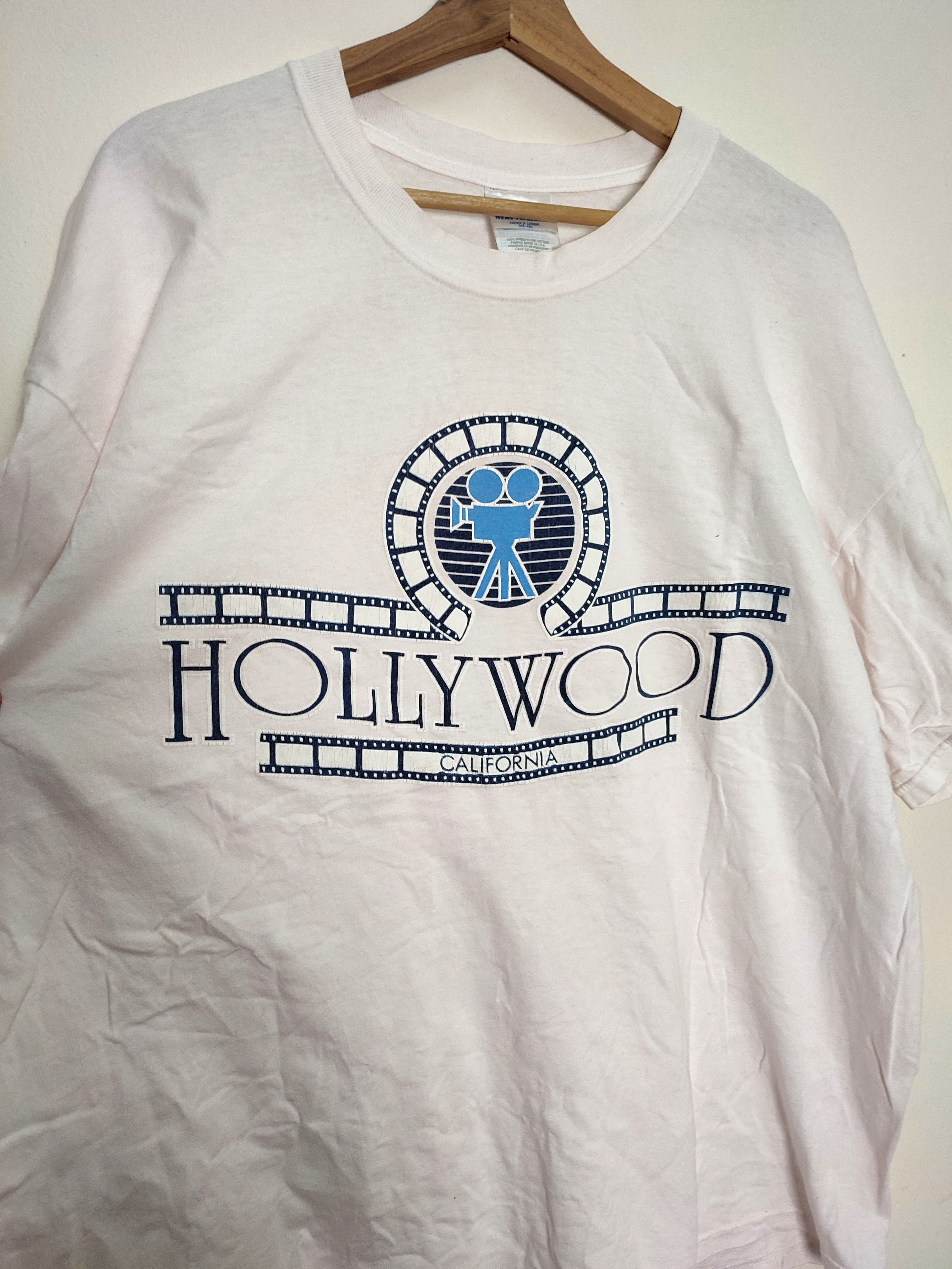 Hanes Vintage Hanes Hollywood California Size US XL / EU 56 / 4 - 2 Thumbnail