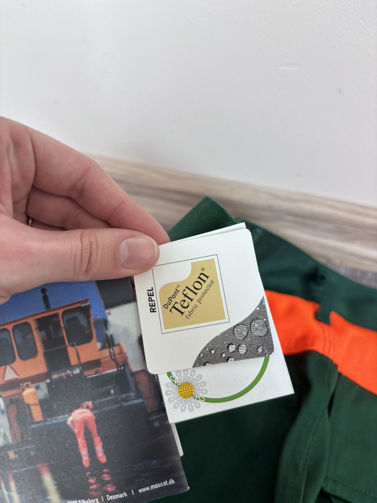 Other Mascot Men’s NWT Reflective Green/Orange Safety Work Pants Size US 32 / EU 48 - 16 Thumbnail