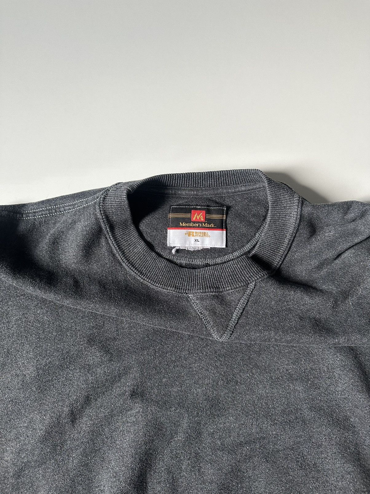 Vintage Members Mark Russell Athletic Charcoal Grey XL Crewneck Size US XL / EU 56 / 4 - 3 Thumbnail