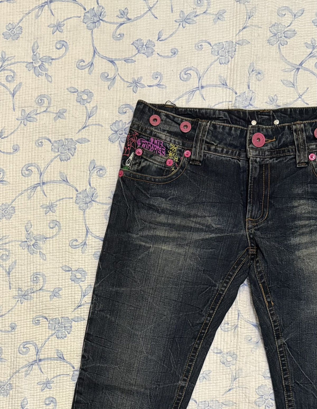 Japanese Brand Japanese Confidence Streetwear Distressed Denim Size US 32 / EU 48 - 5 Thumbnail