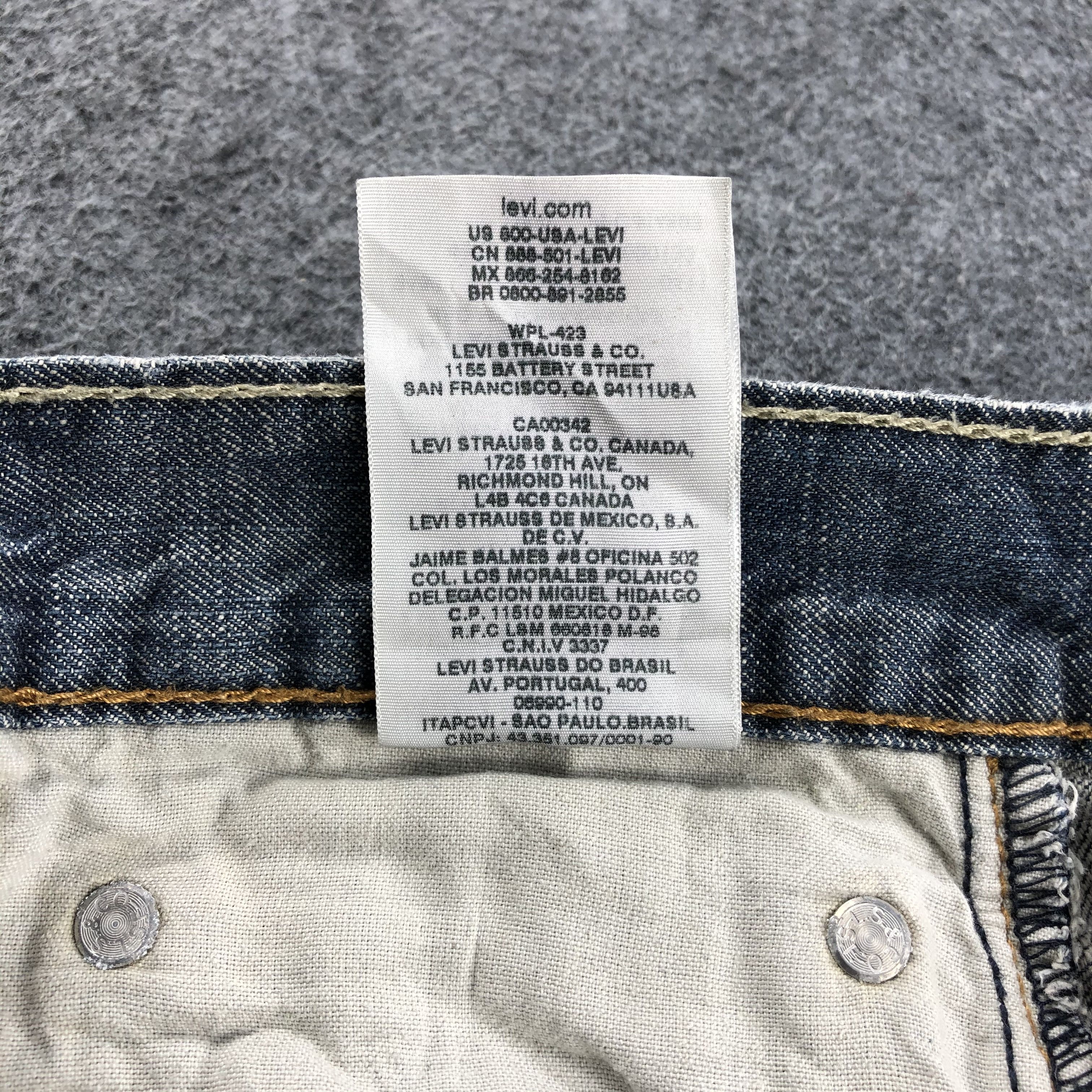 Levi's × Vintage Vintage Mud Wash Levis 569 Jeans-JM1329 Size US 35 - 11 Thumbnail
