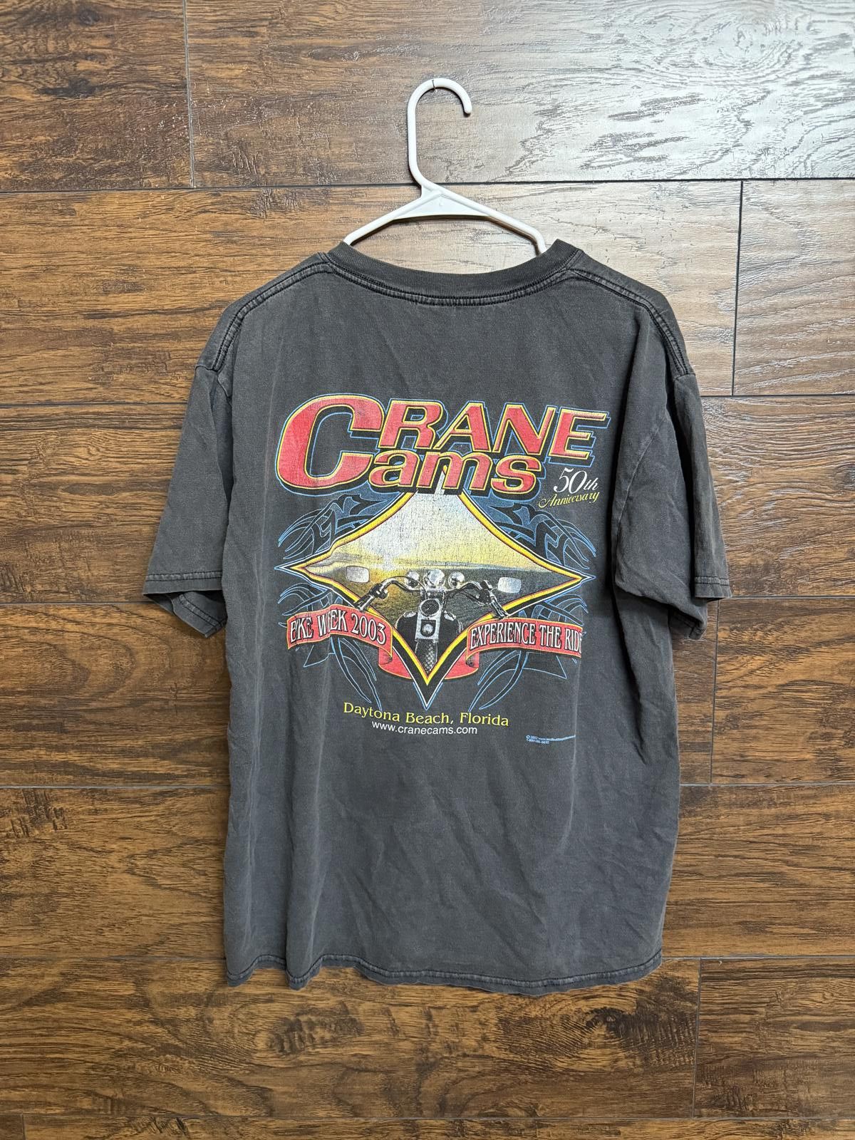 Gildan Y2K Crane Cams T-shirt Bike Week 2003 Motorcyle Tribal L Size US L / EU 52-54 / 3 - 1 Thumbnail