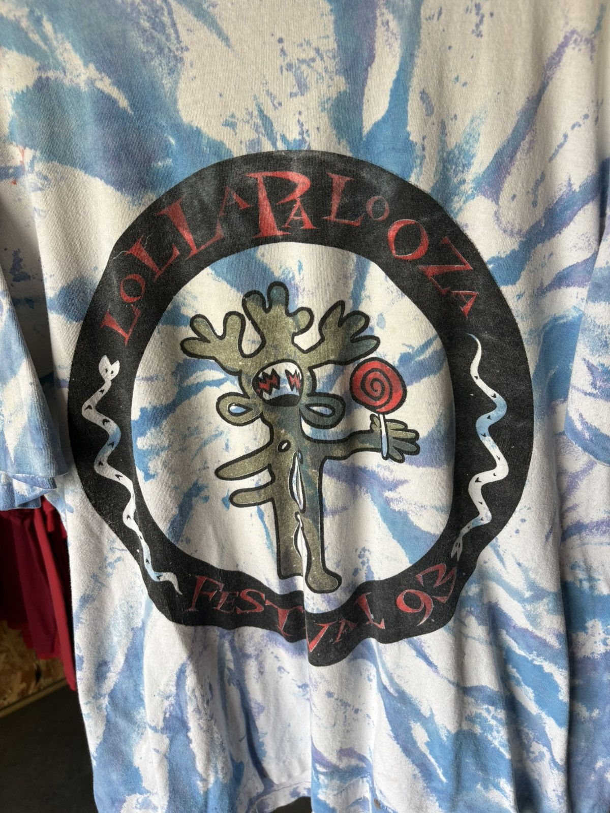 Band Tees 1993 Lollapalooza Tie Dye T-Shirt Size US XL / EU 56 / 4 - 3 Thumbnail