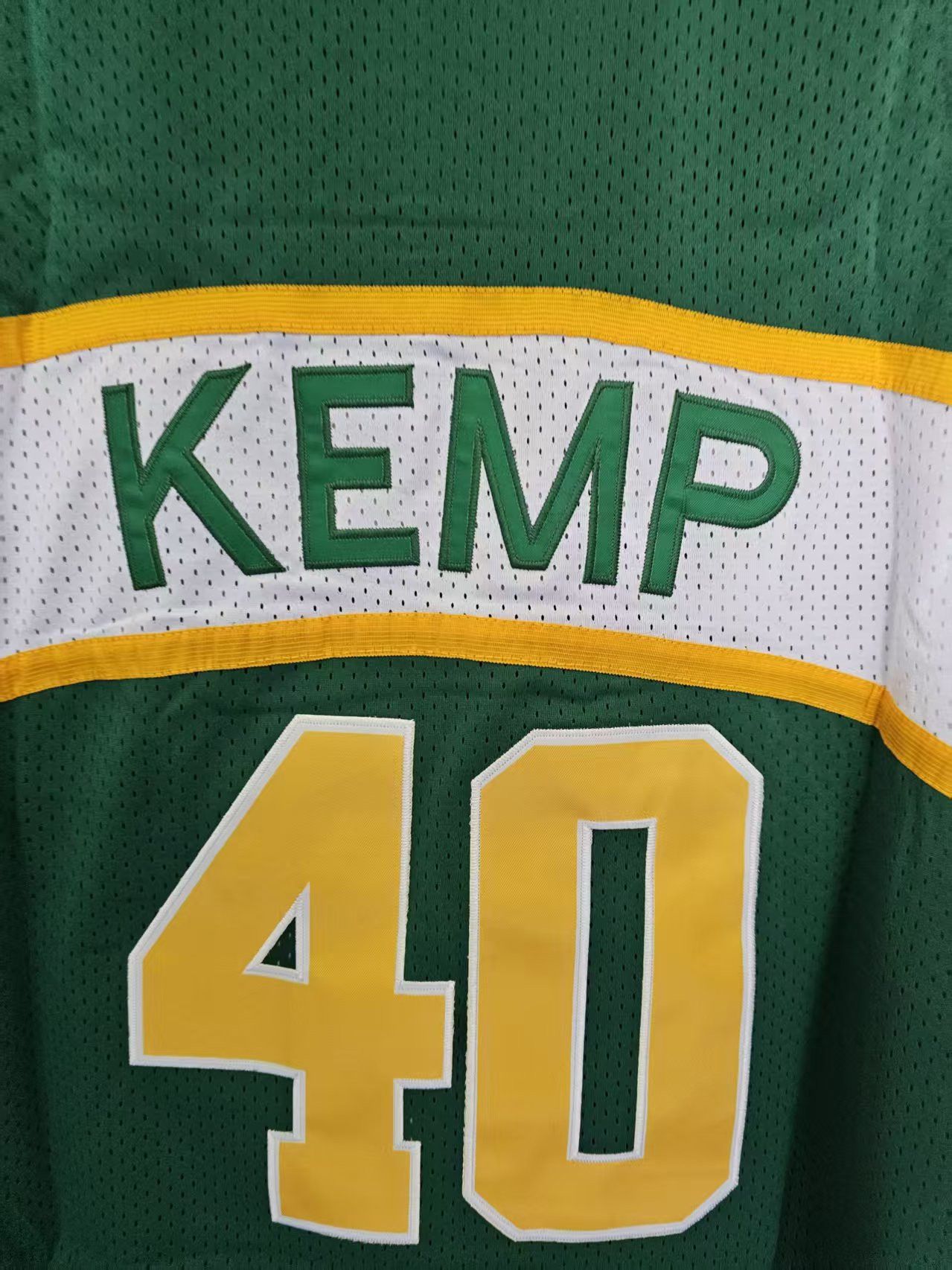 NBA Seattle Supersonics 40 Shawn Kemp Jersey Stitched Green Size US M / EU 48-50 / 2 - 4 Thumbnail