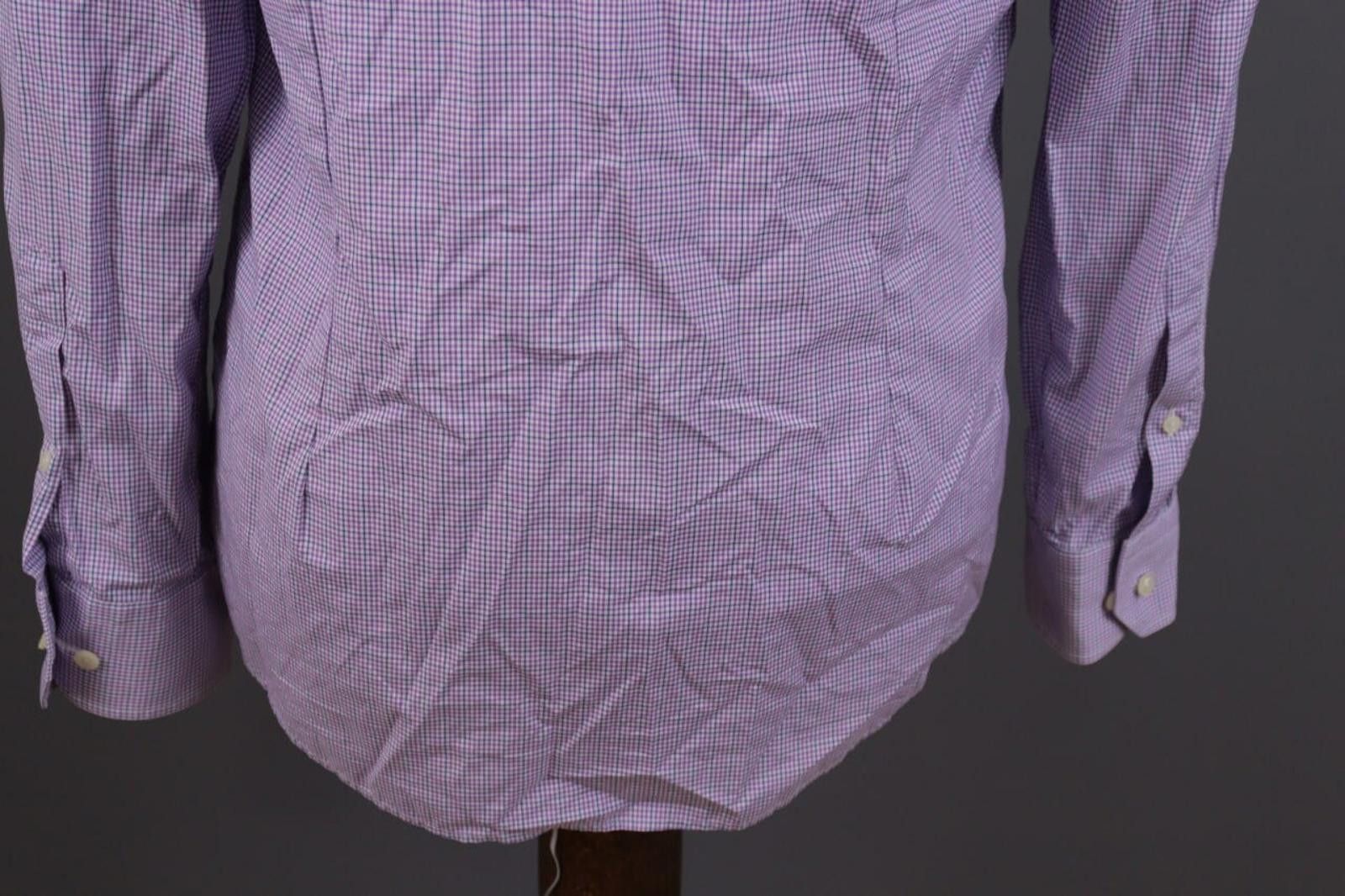 Eton Eton Contemporary Pink Check Shirt Size 40 / 15.75 Size US M / EU 48-50 / 2 - 10 Thumbnail
