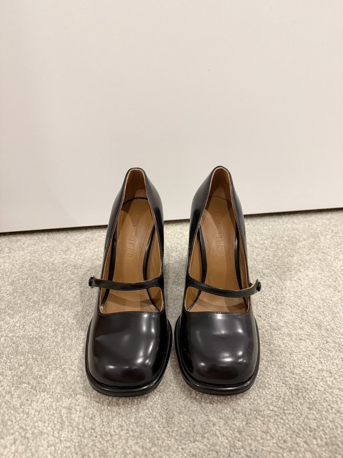 Shushu/Tong SHUSHU/TONG Mary Jane Leather Heels Size US 6 / IT 36 - 2 Thumbnail