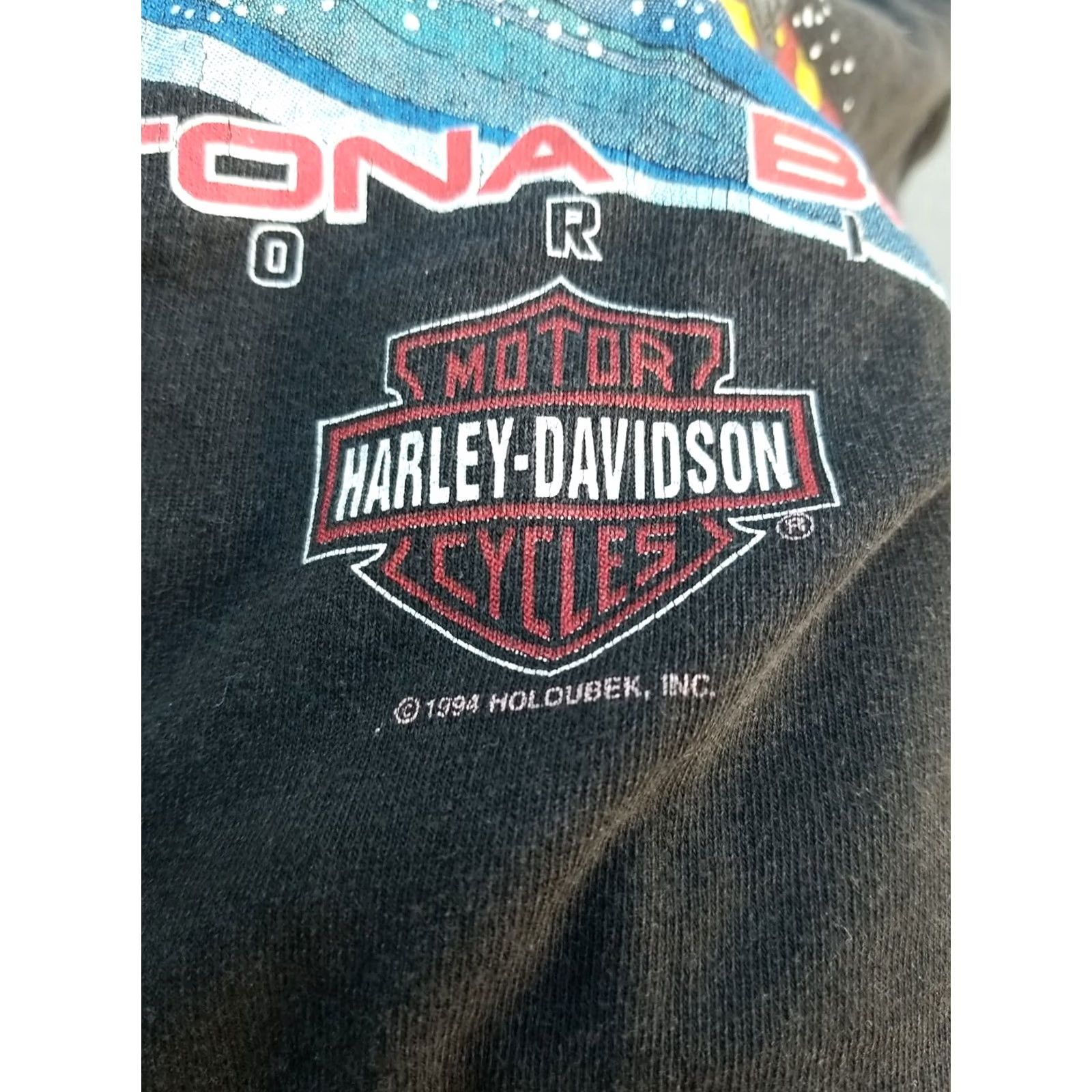 Harley Davidson VTG Daytona Beach Bike Week 1995 XL Harley Davidson tank top shirt Mens Shirt XL Black Motorcycles Vintage Size US XL / EU 56 / 4 - 3 Thumbnail
