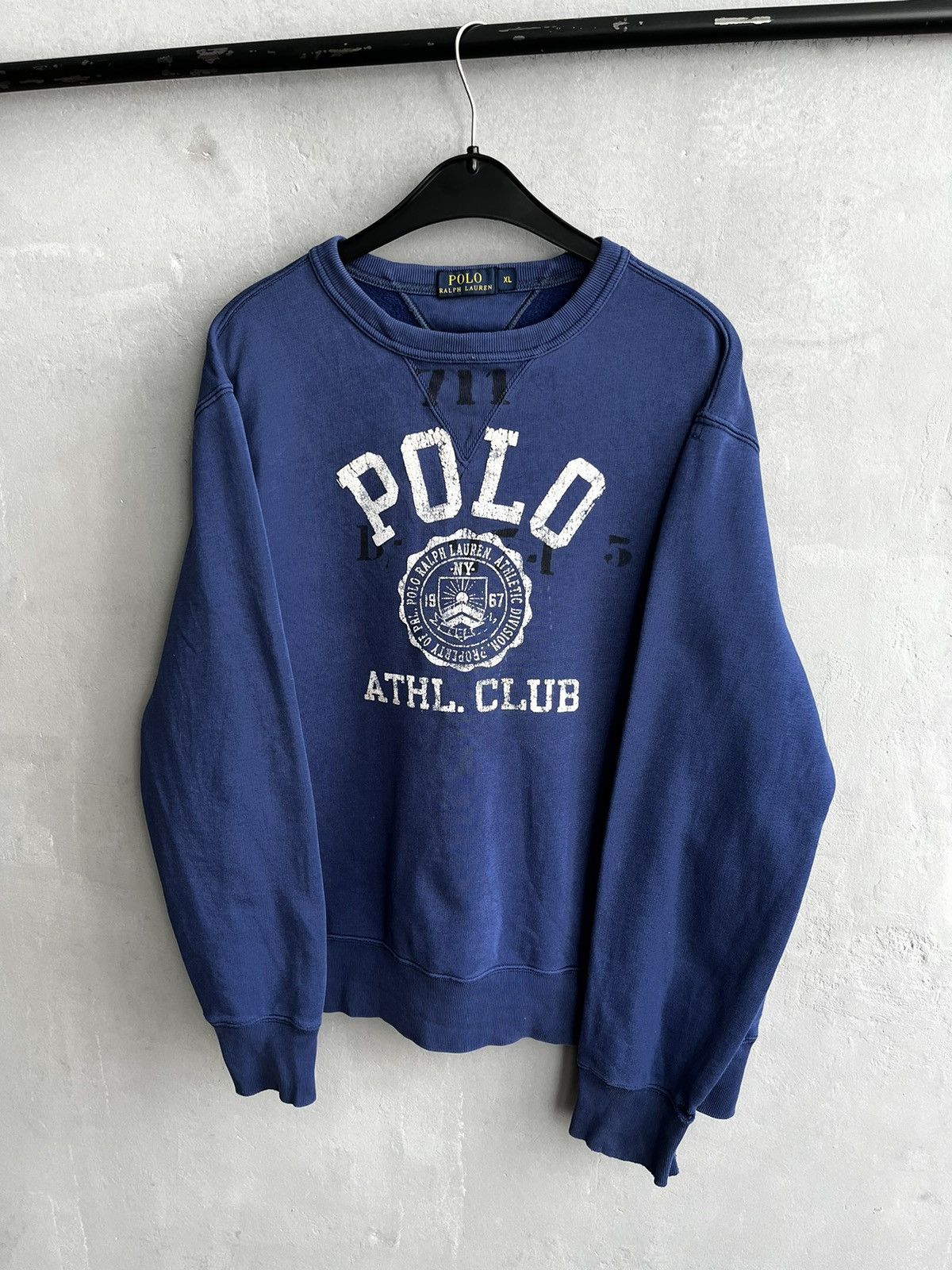 Polo Ralph Lauren × Ralph Lauren × Vintage Ralph Lauren Athletic club sweatshirt vintage Size US XL / EU 56 / 4 - 2 Thumbnail
