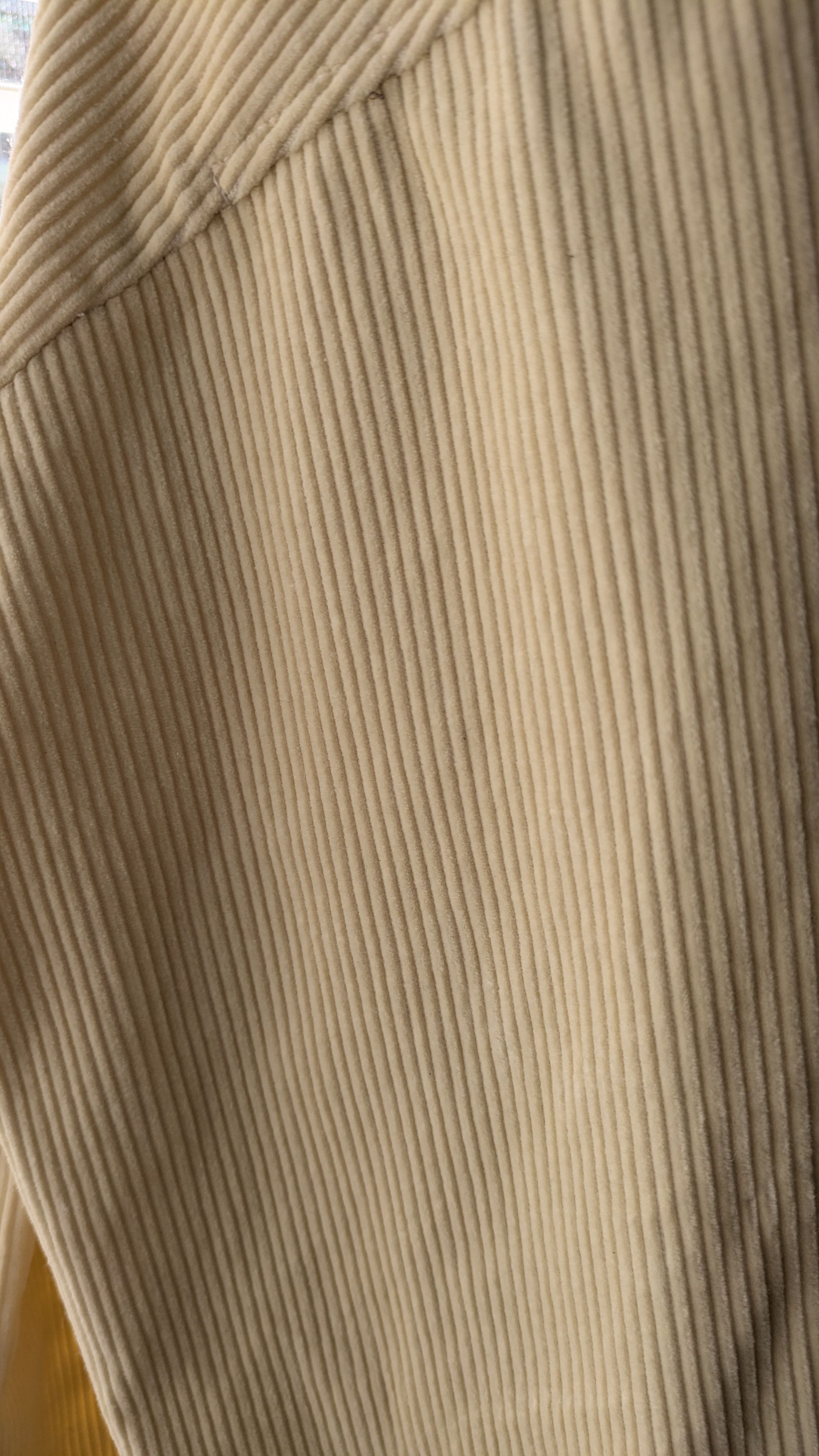 Japanese Brand Japanese Boxy Corduroy Jacket - Ivory Size US XL / EU 56 / 4 - 5 Thumbnail