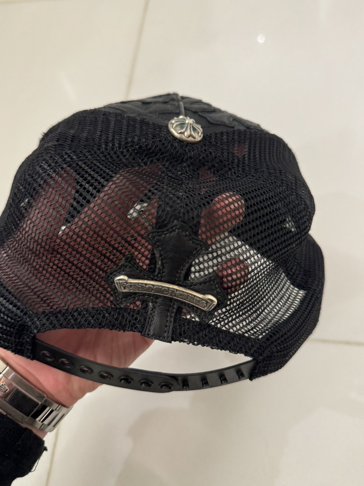 Chrome Hearts Chrome hearts black patch hat Size ONE SIZE - 2 Thumbnail
